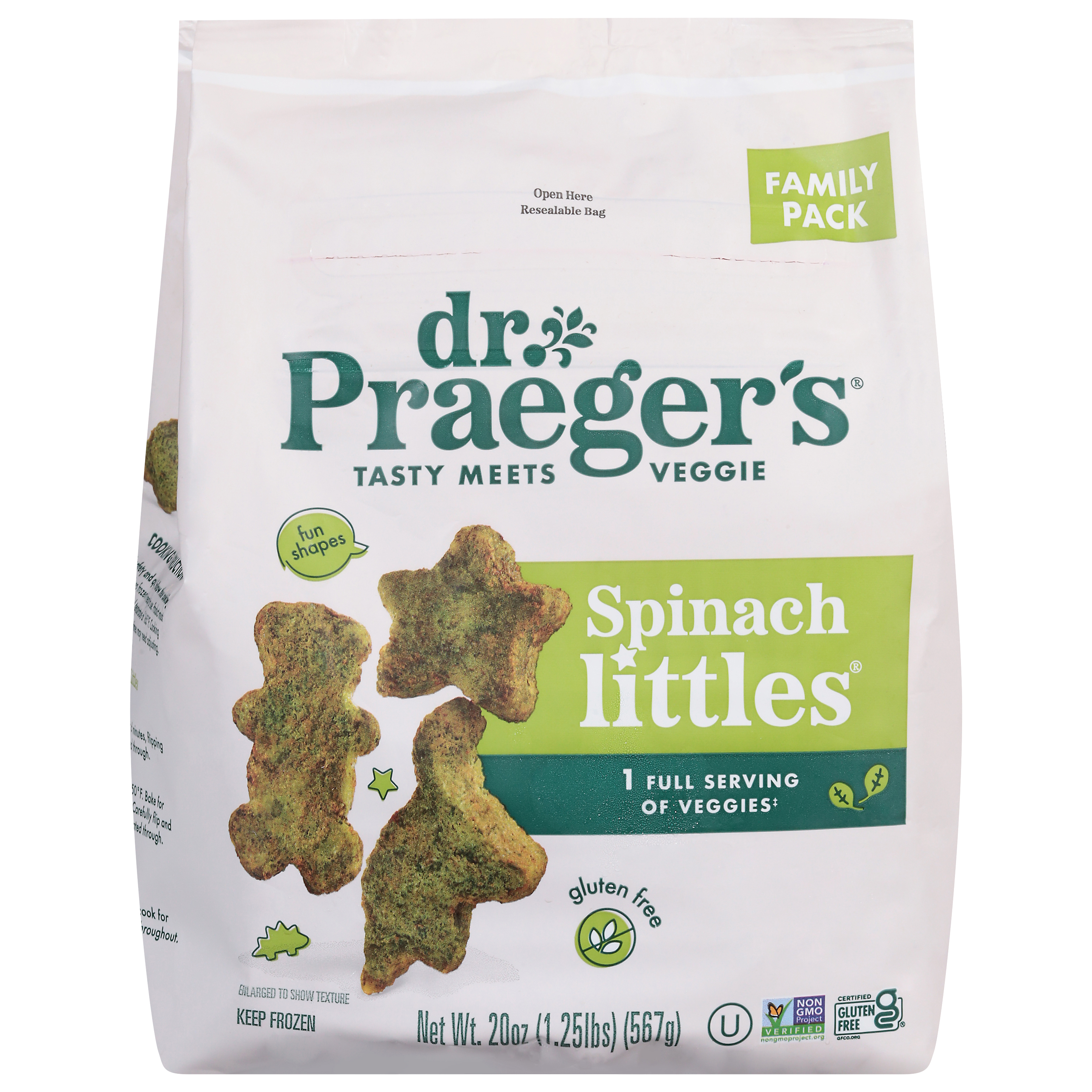 Dr. Praeger's Kids Spinach Littles Family Pack