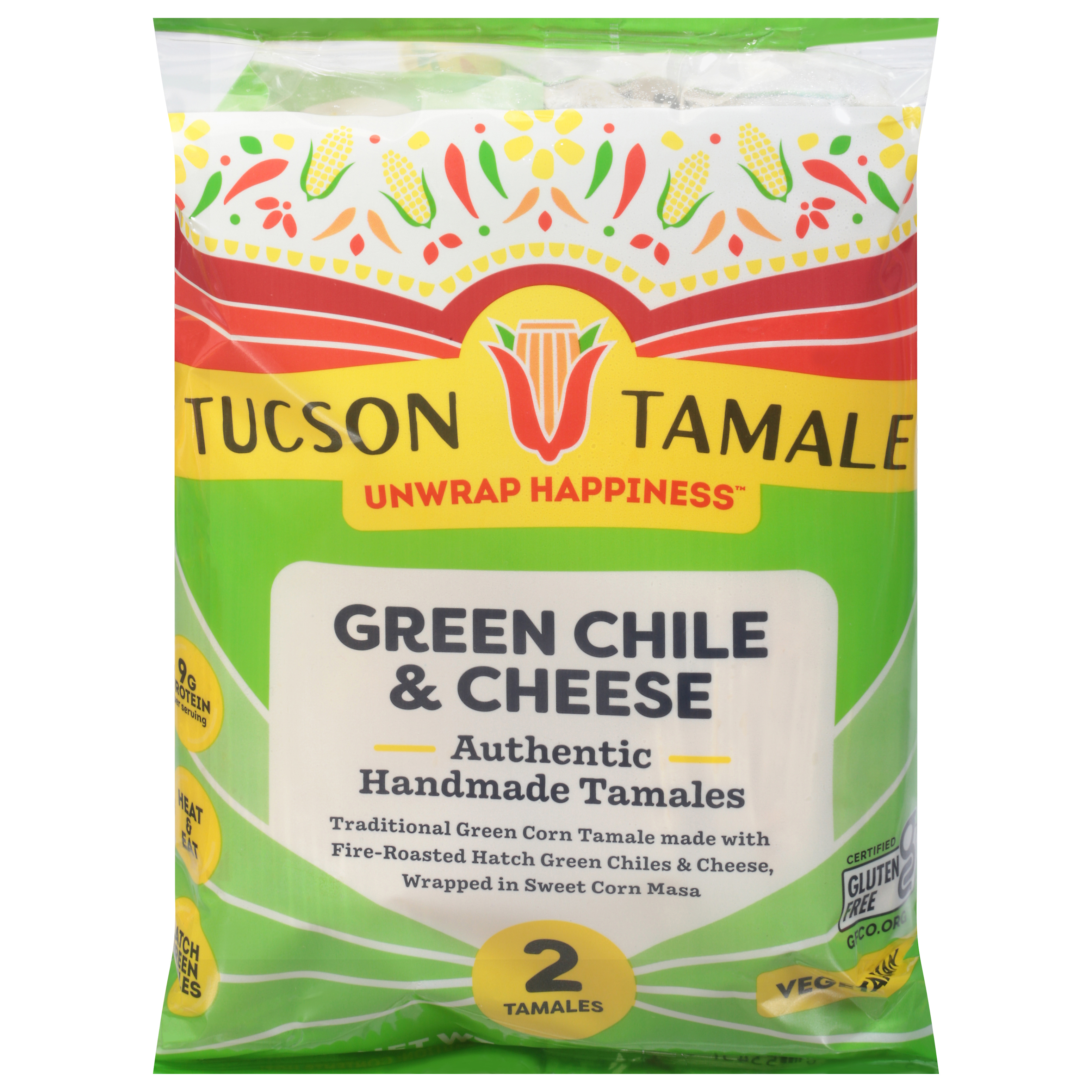 Tucson Tamale Green Chile & Cheese Tamales