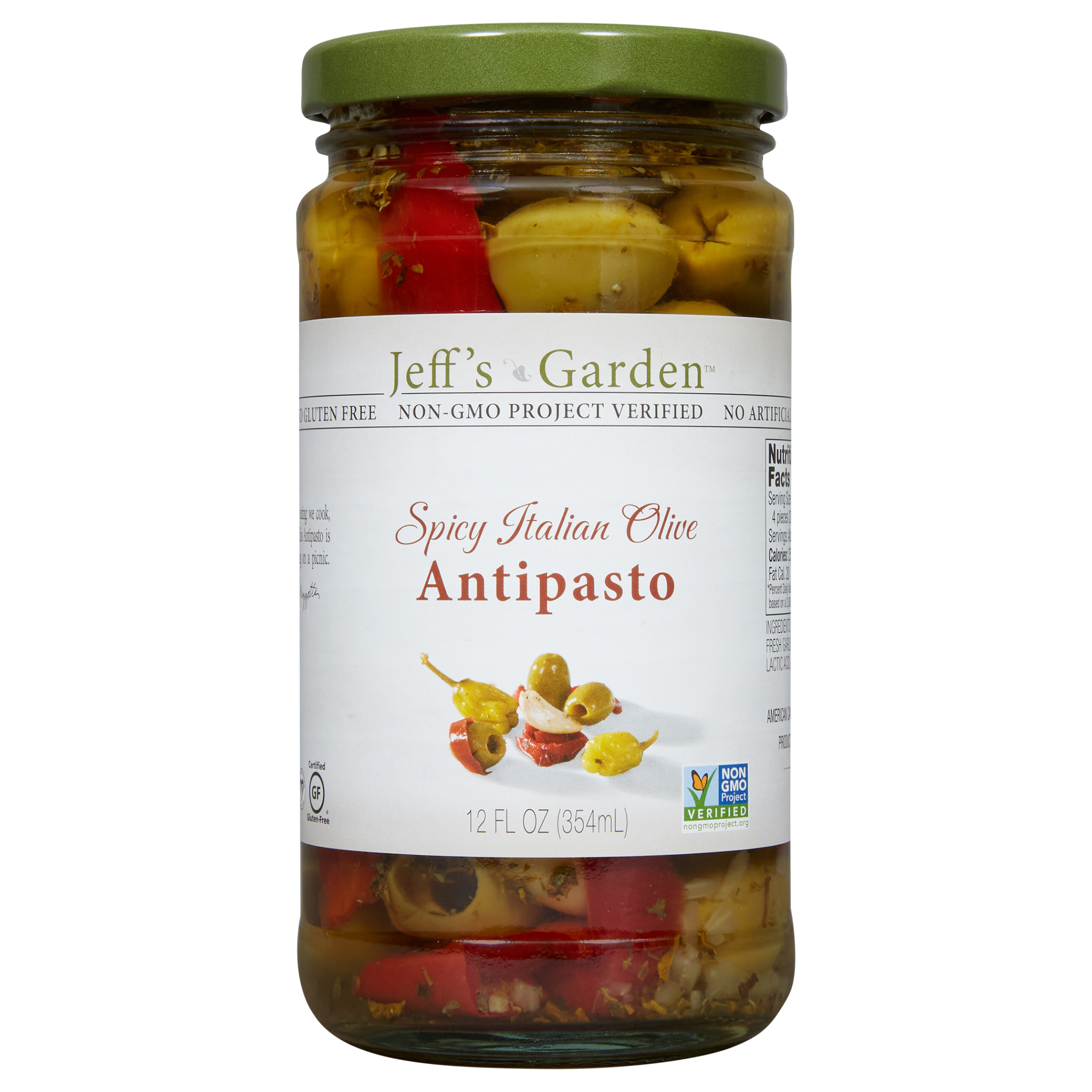 Jeff's Garden Spicy Italian Olive Antipasto,