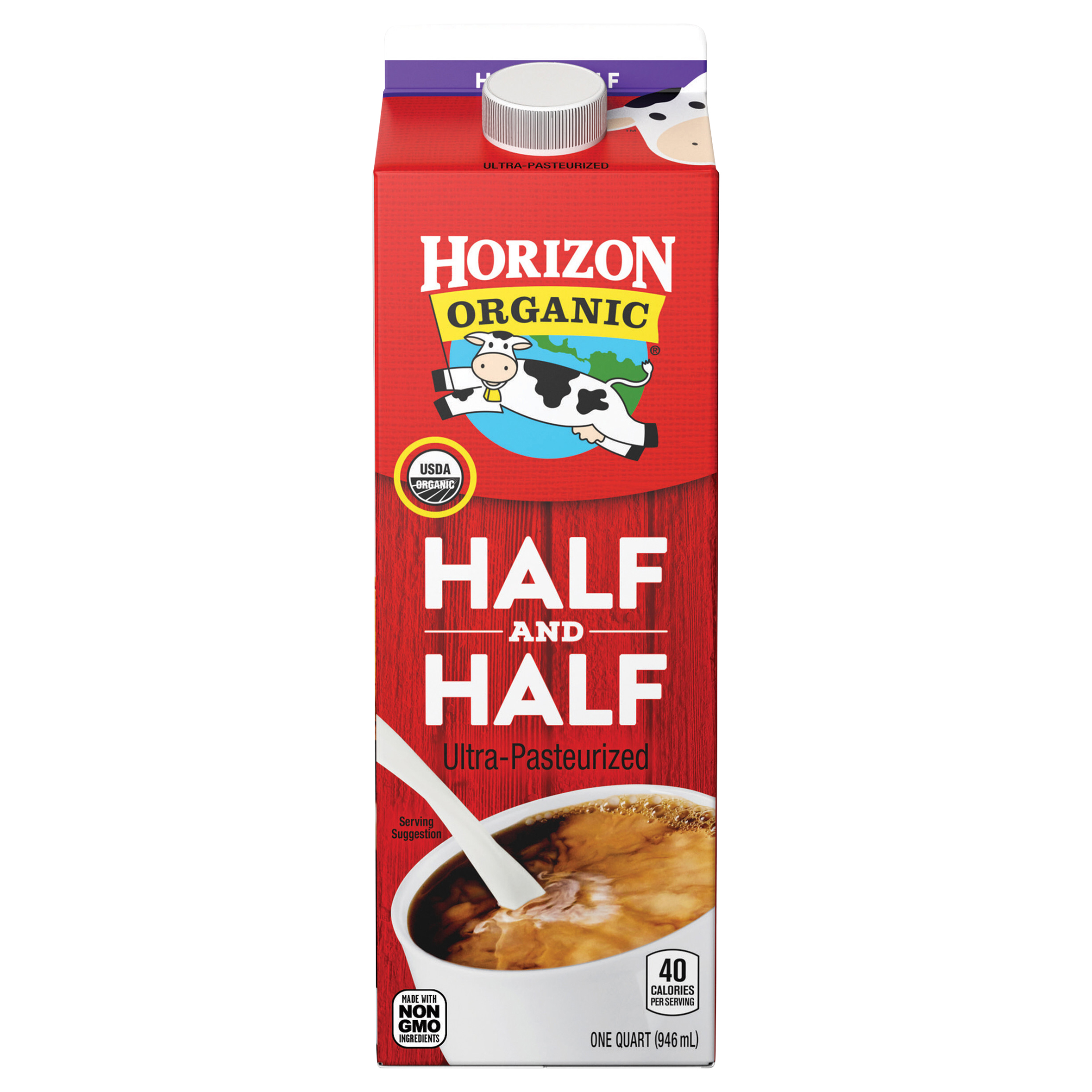 Horizon Organic Half & Half, 32 oz. Carton