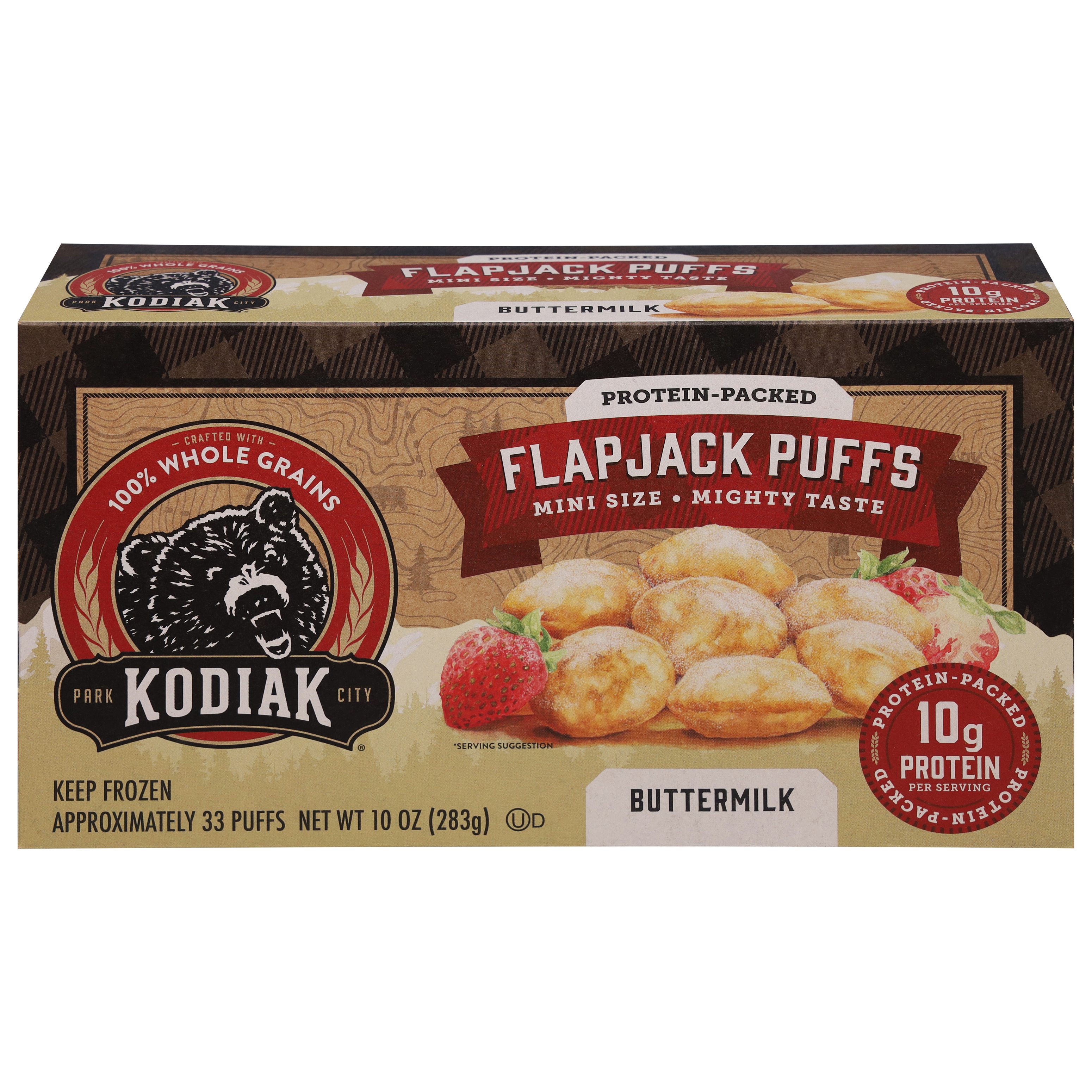 Kodiak Mini Size Buttermilk Flapjack Puffs