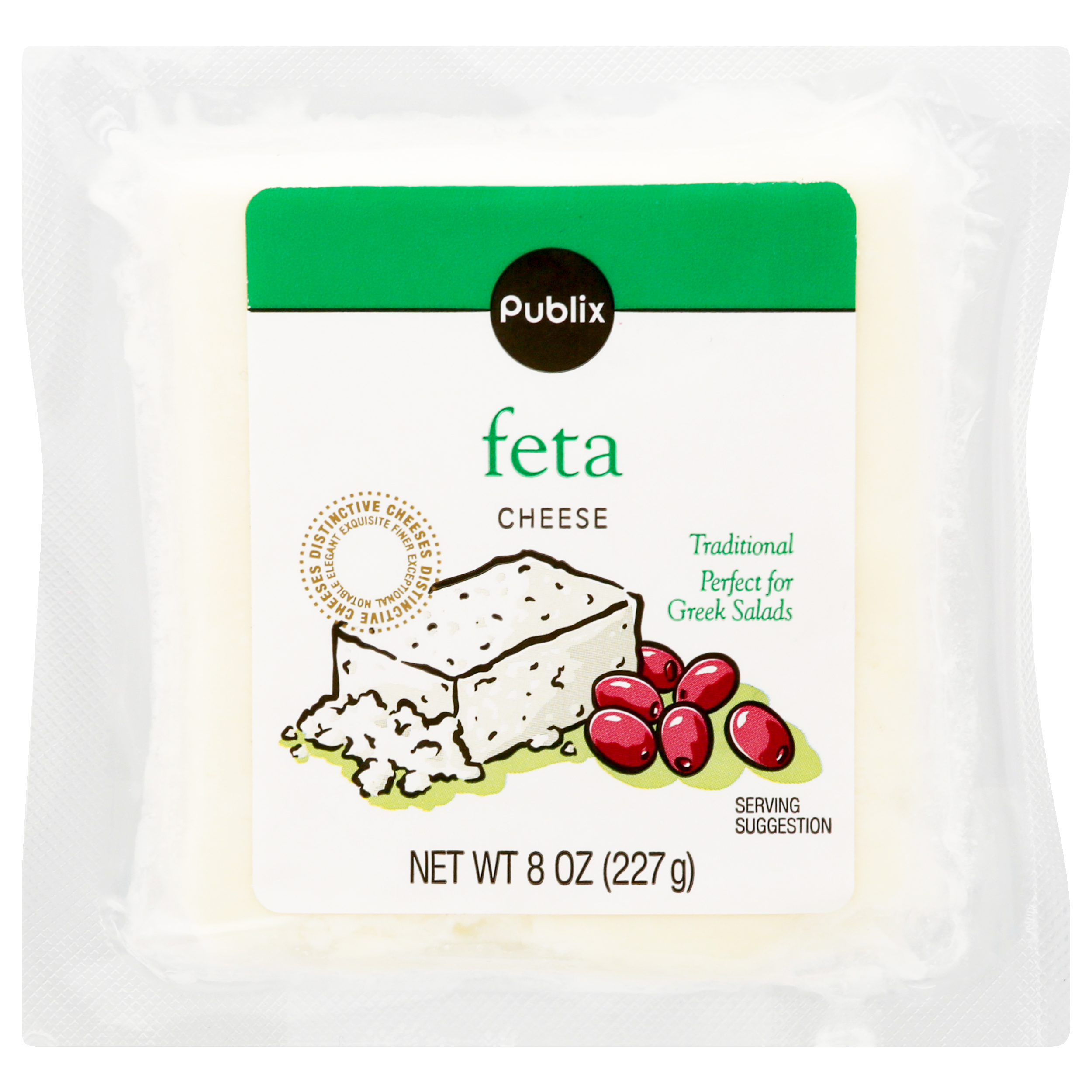 Publix Feta Cheese 8 oz BAG