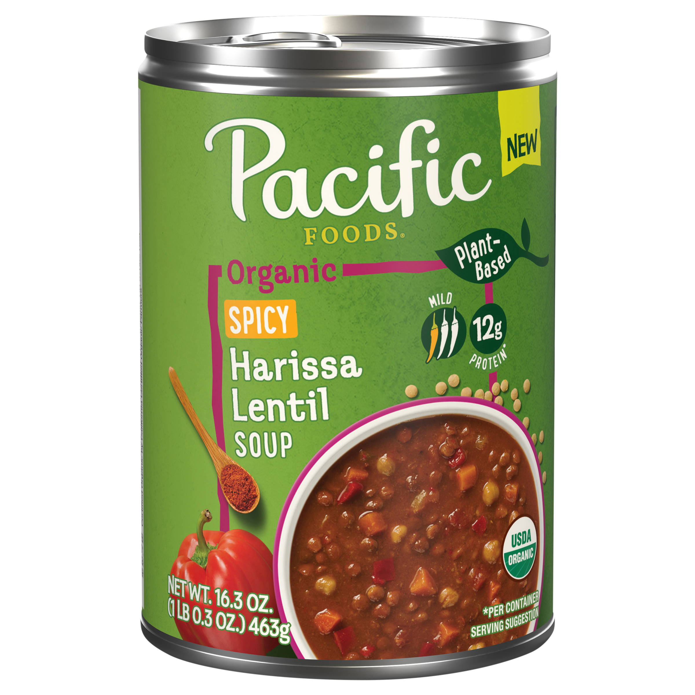 Pacific Foods Organic Spicy Harissa Lentil Soup