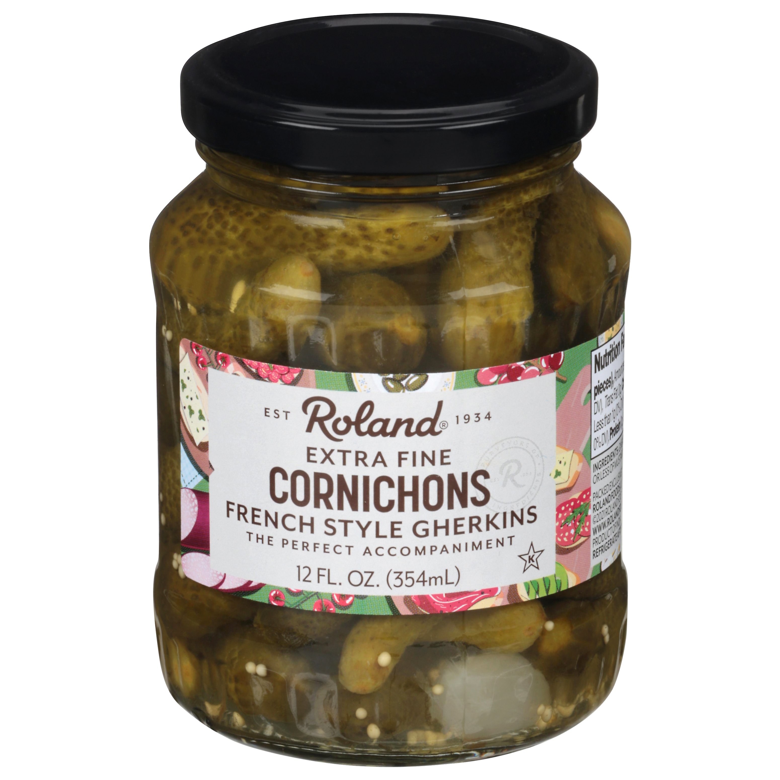 Roland Extra Fine Cornichons French Style Gherkins Pickles