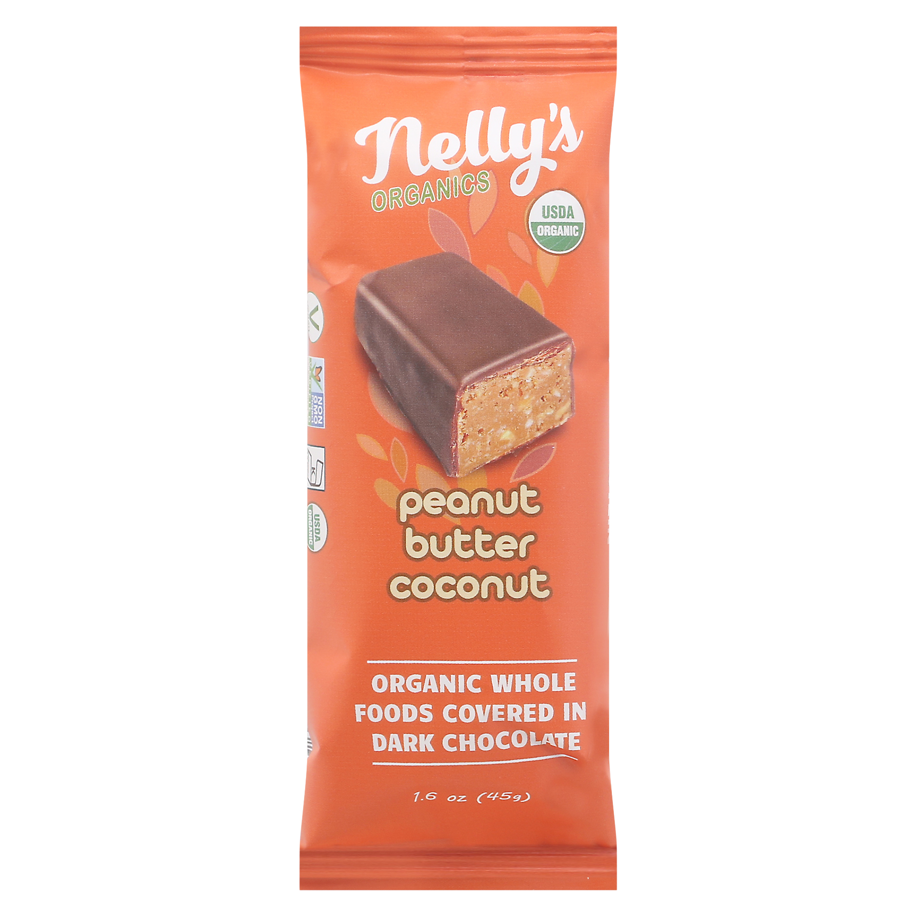 Nelly's Organics Peanut Butter Coconut Bars