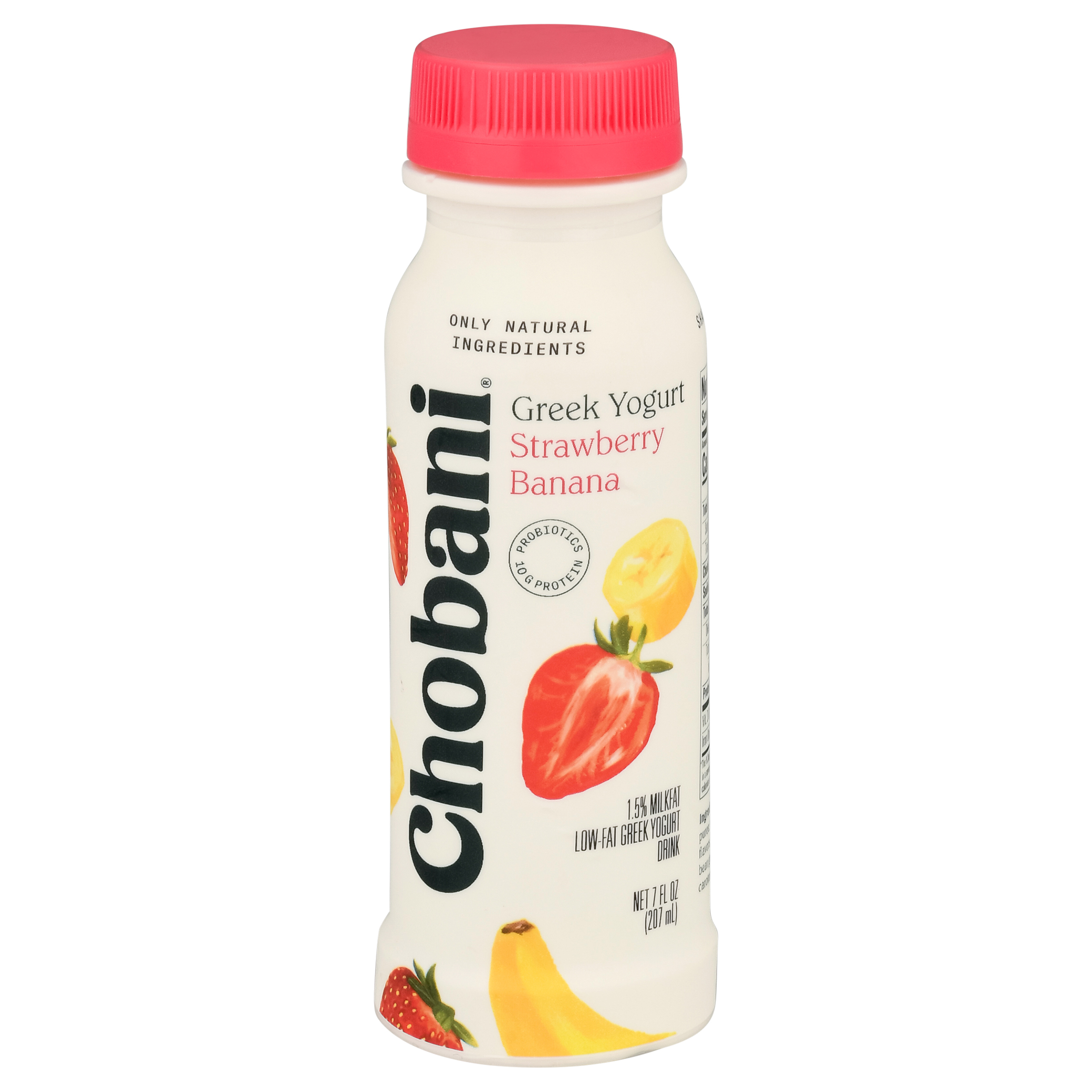 Chobani Low-Fat Greek Strawberry Banana Yogurt Drink
