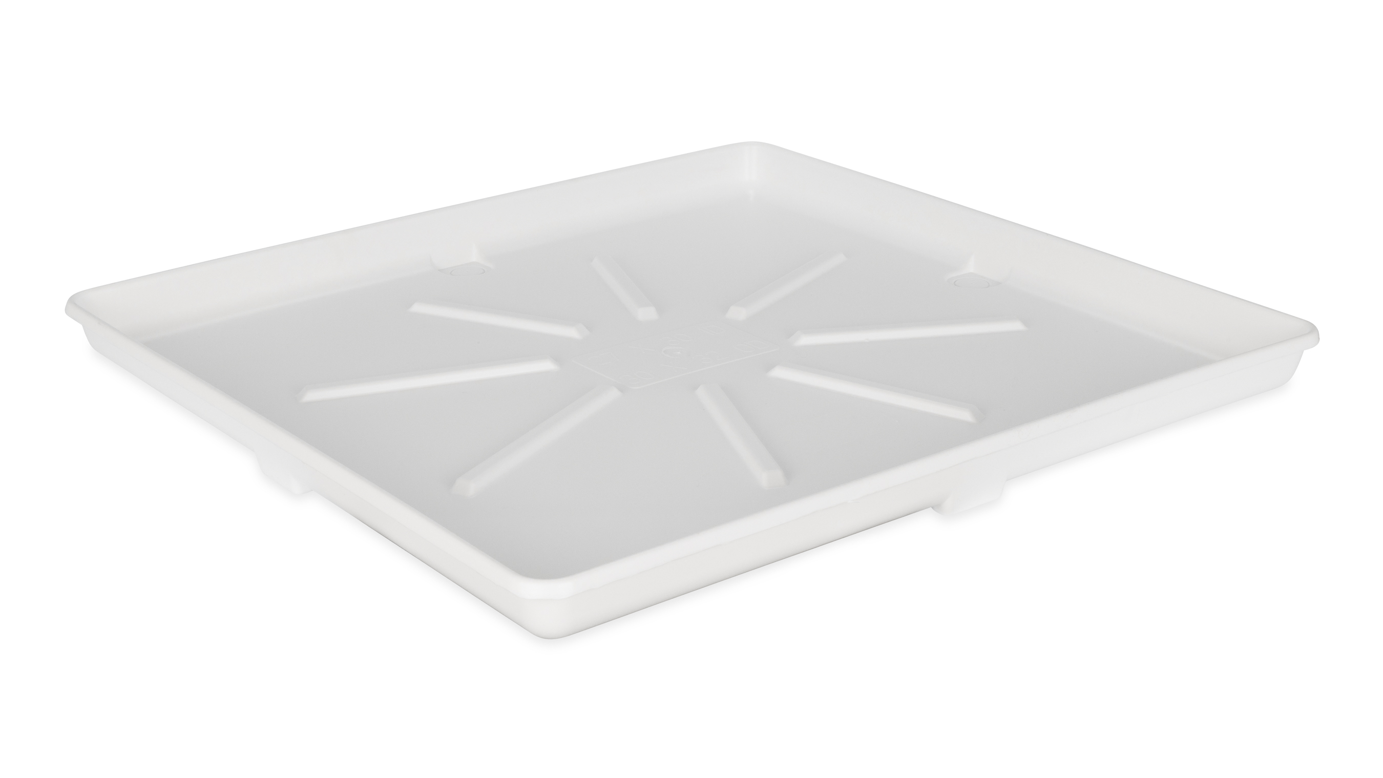 WM Drain Pan-30"x 32" OD w/CPVC Fitting White(E/F)