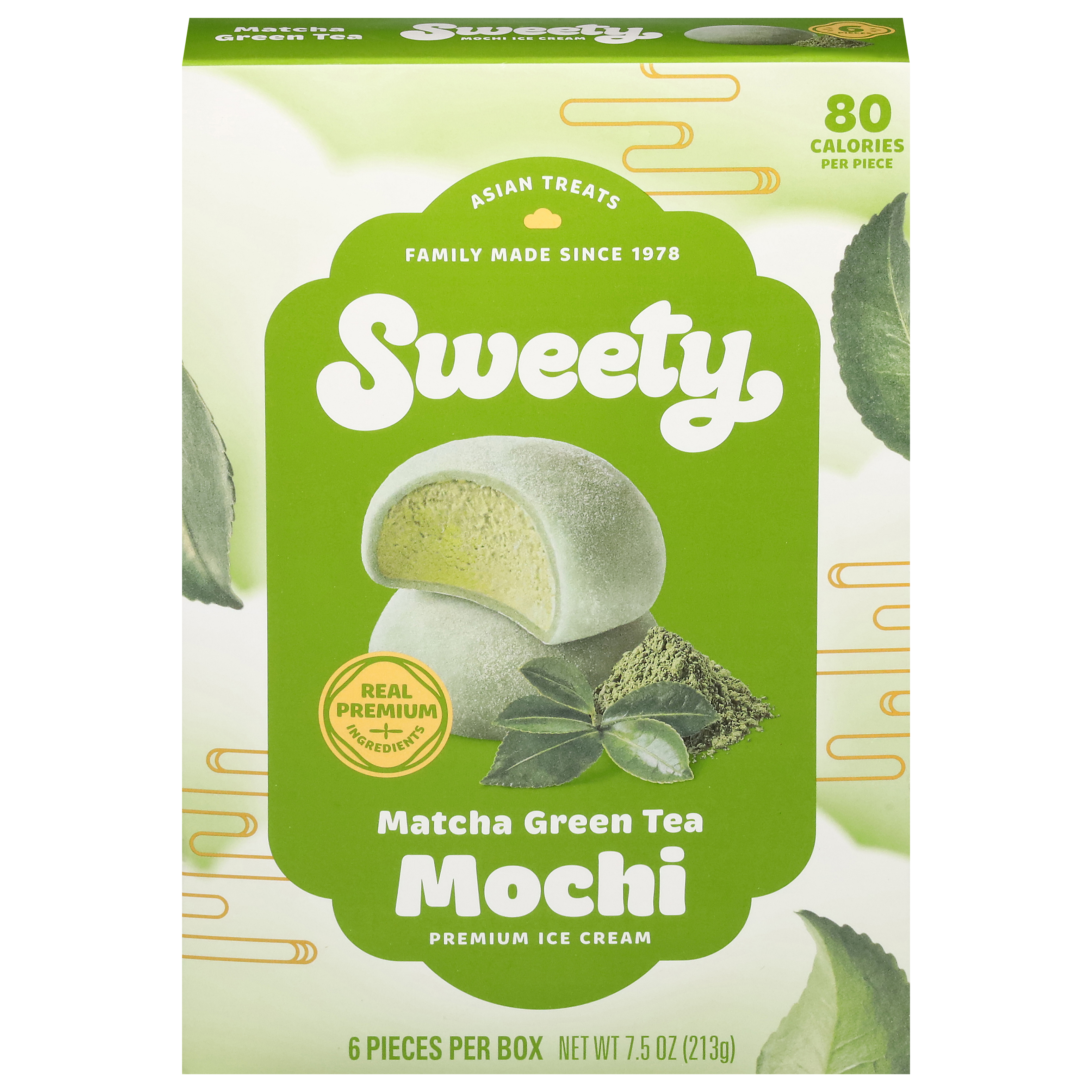Sweety Matcha Green Tea Mochi