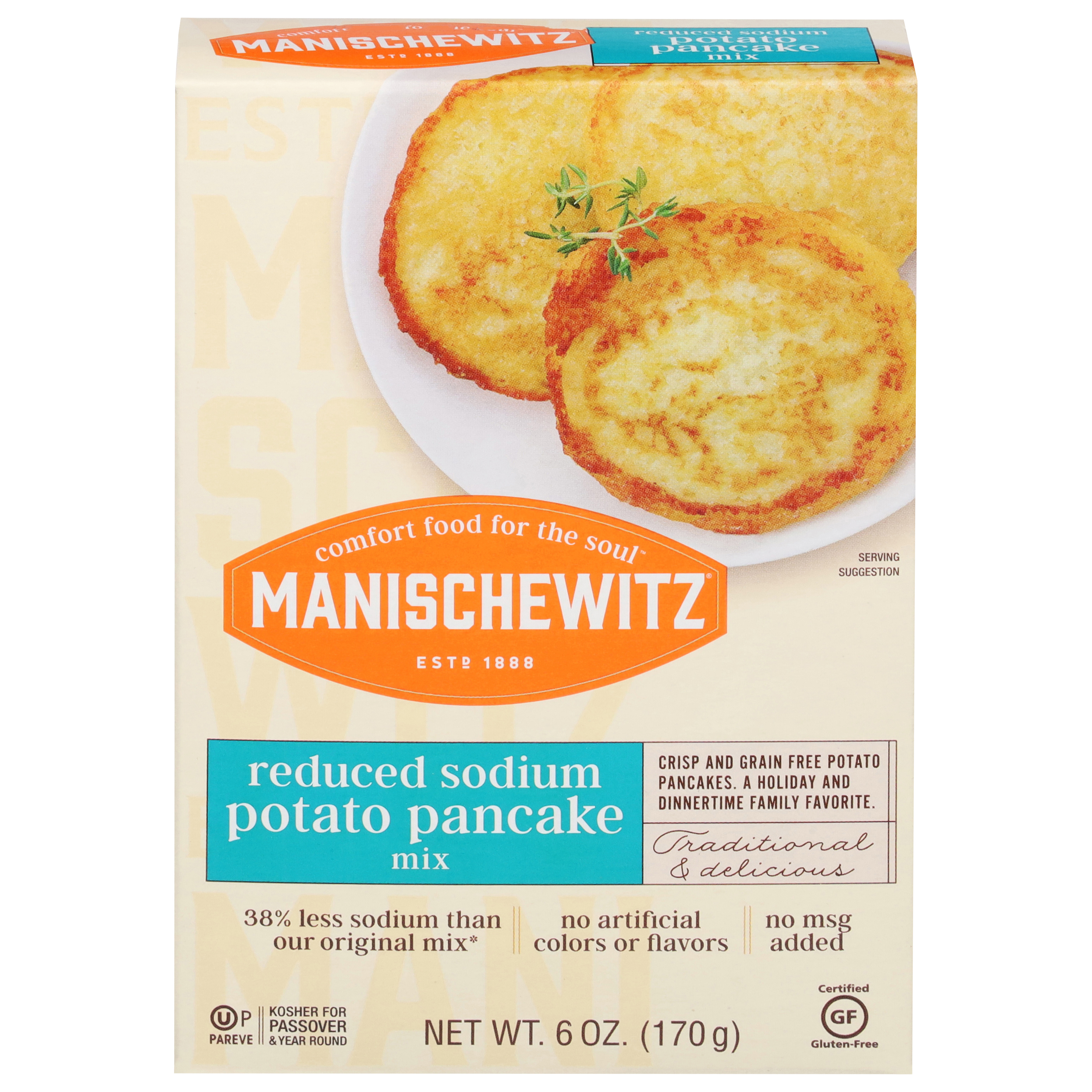 Manischewitz Reduced Sodium Potato Pancake Mix