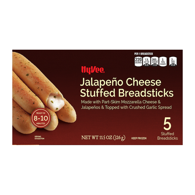 HyVee Jalapeno Cheese Stuffed Breadsticks 5 ea