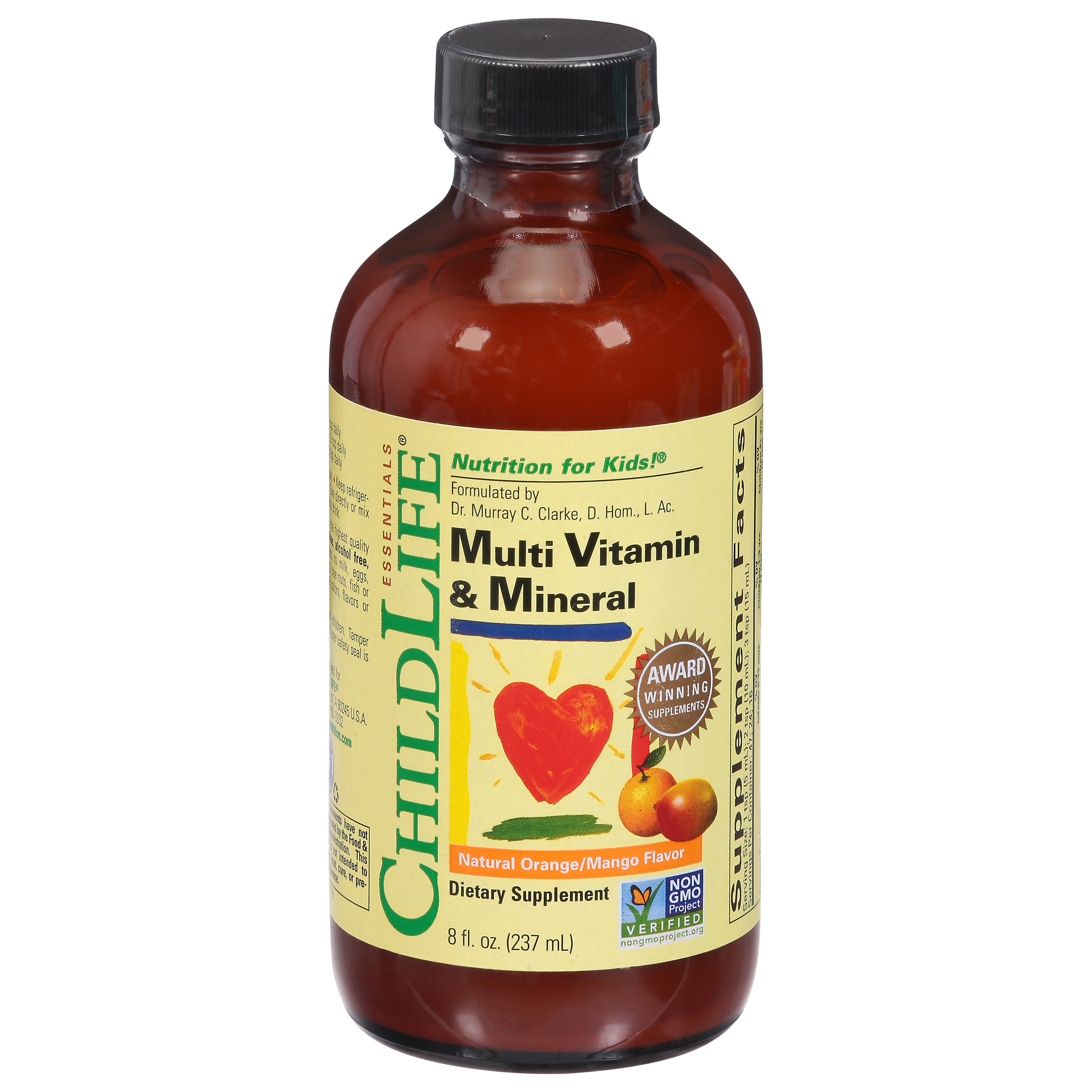 ChildLife Natural Orange/Mango Flavor Multi Vitamin & Mineral