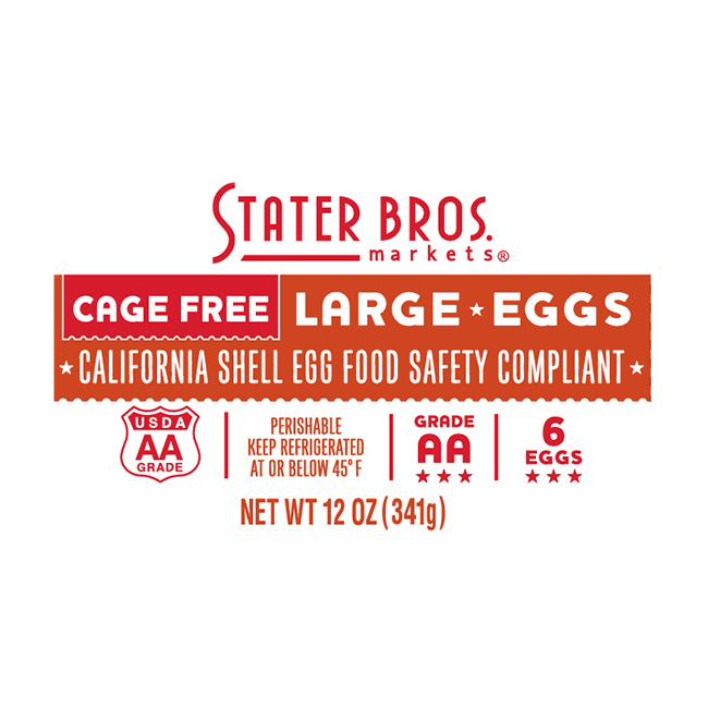 Stater Bros. Markets Large Eggs 6 ea
