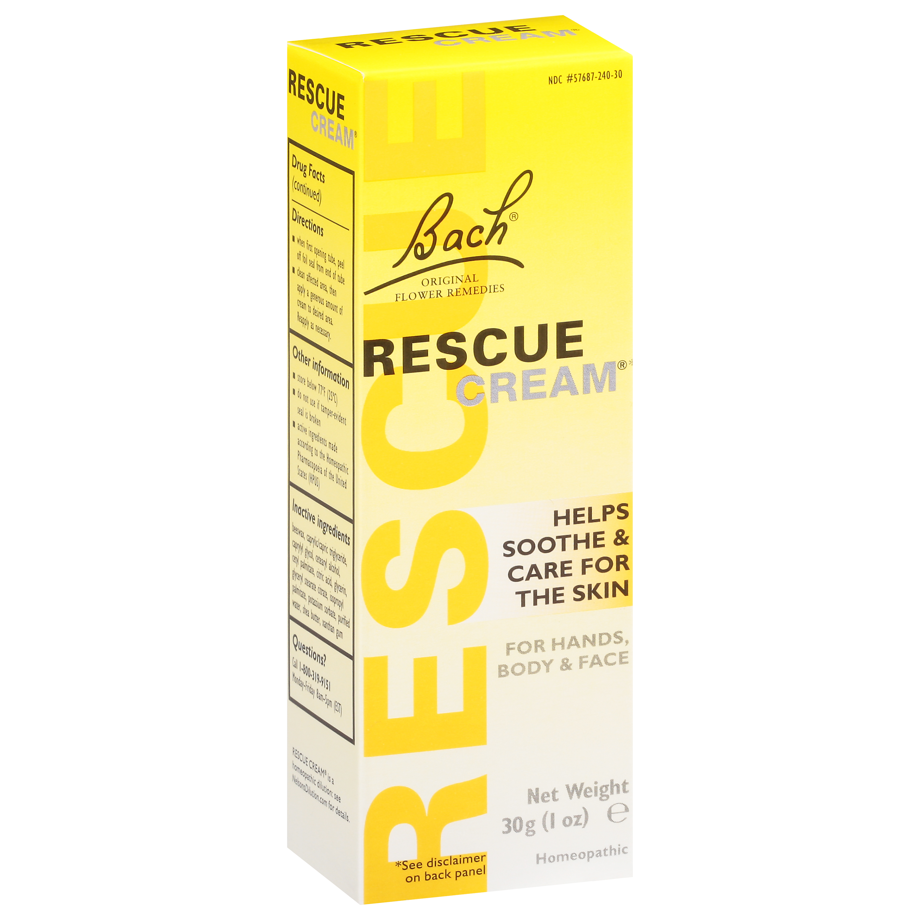 Bach Original Flower Remedies Rescue Cream
