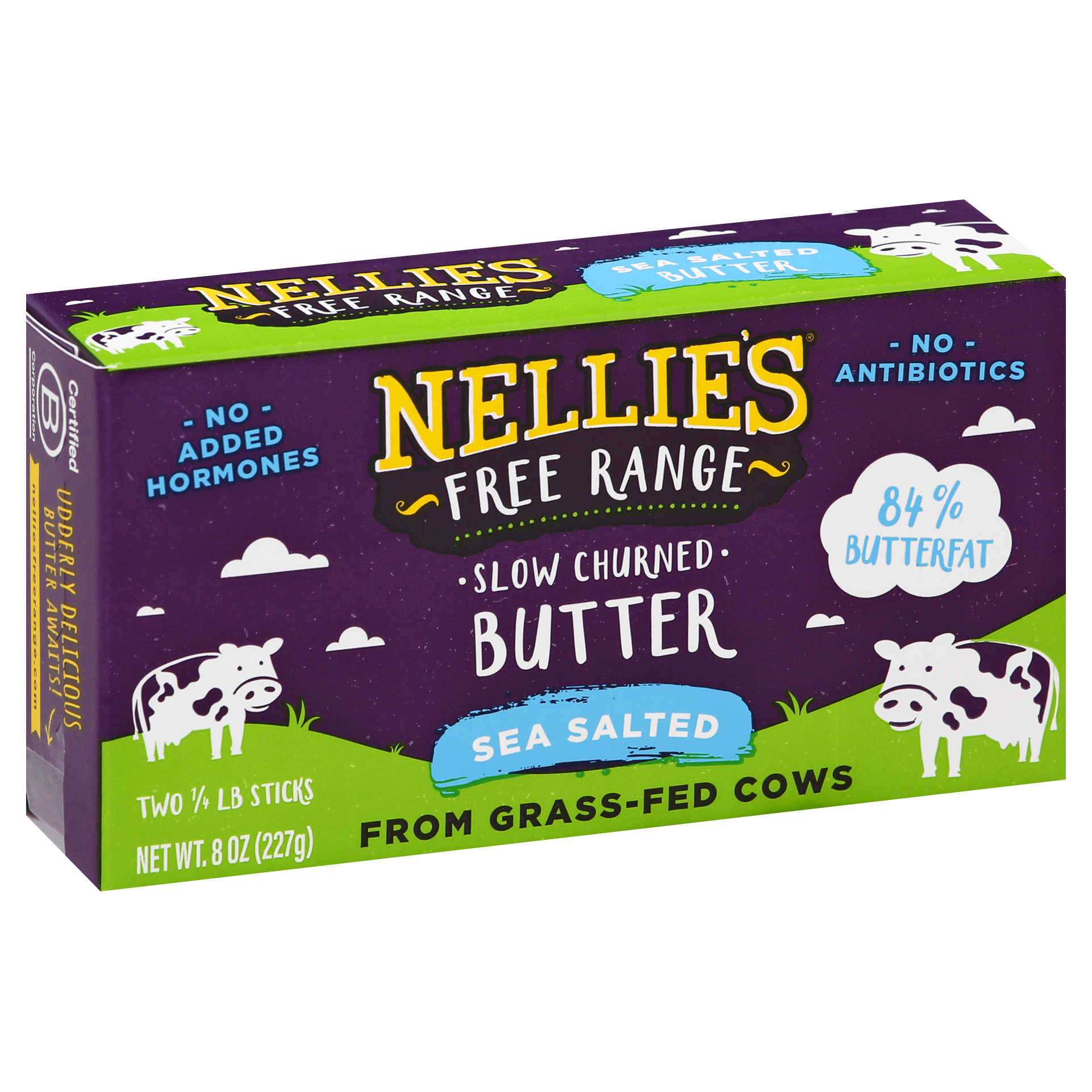 Nellies Slow Churned Sea Salted Butter