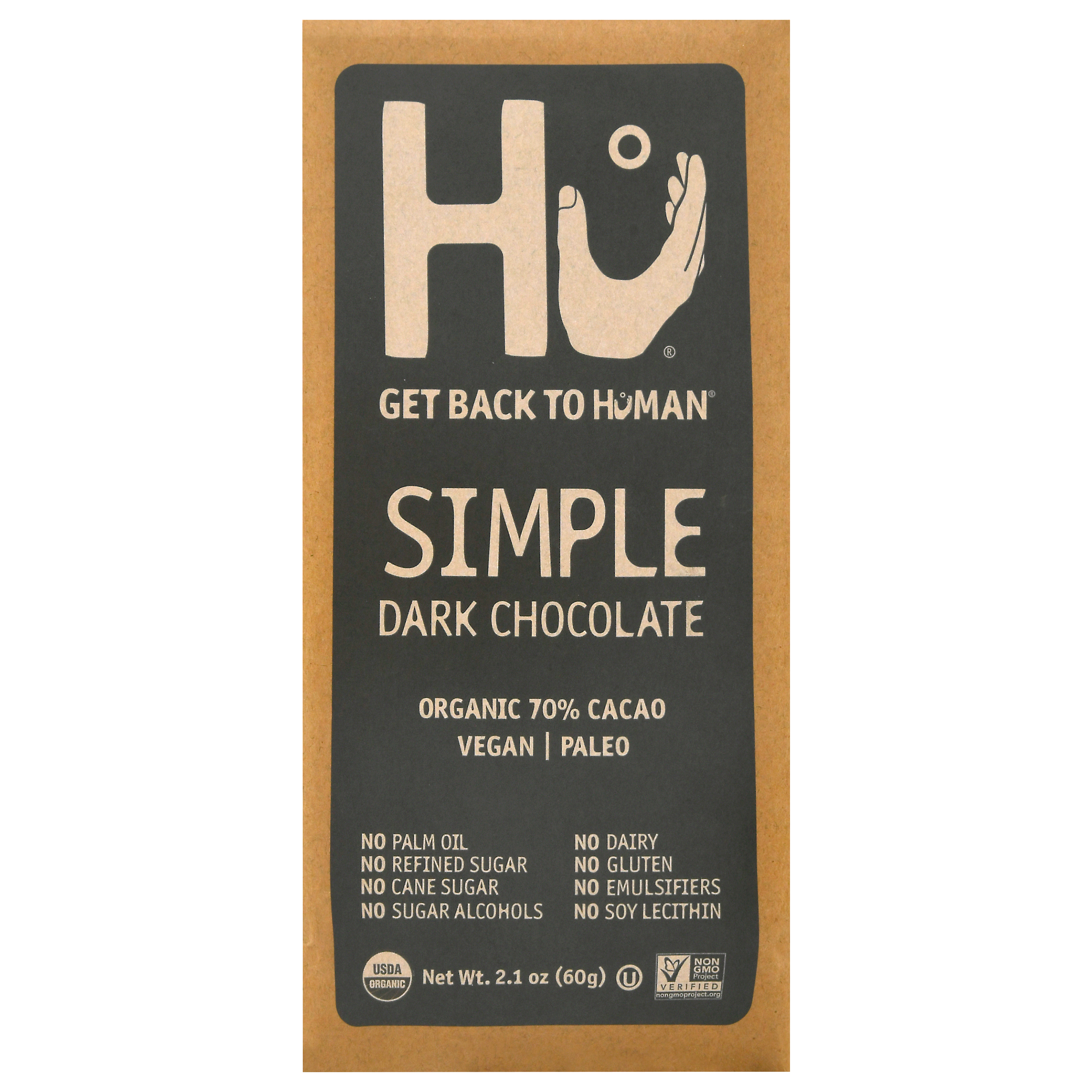 Hu 70% Cacao Organic Dark Chocolate