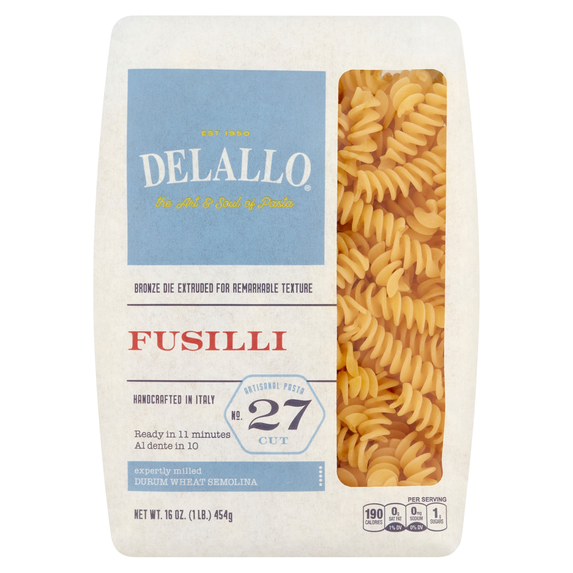 Delallo No. 27 Cut Fusilli