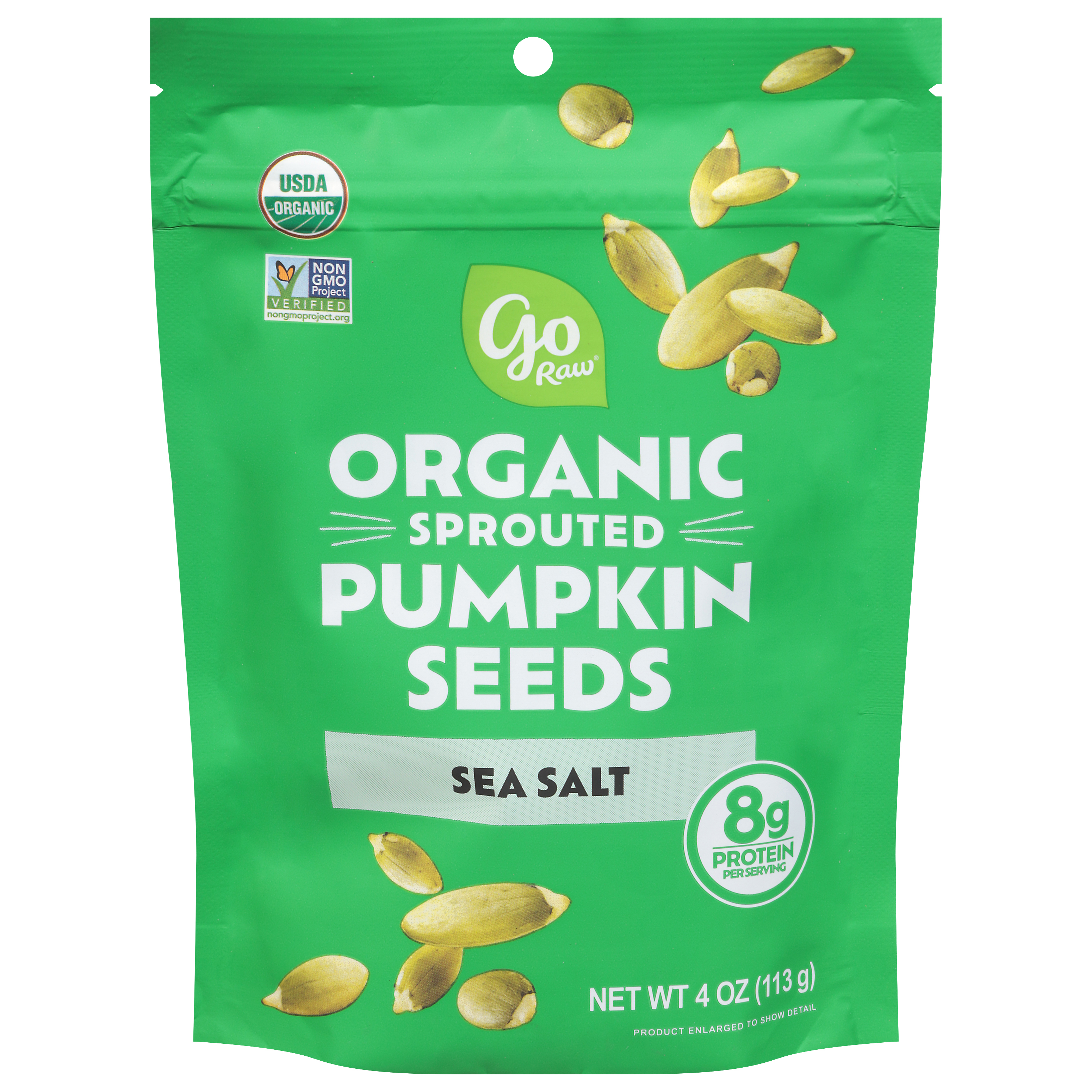 Go Raw Sprouted Organic Sea Salt Pumpkin Seeds