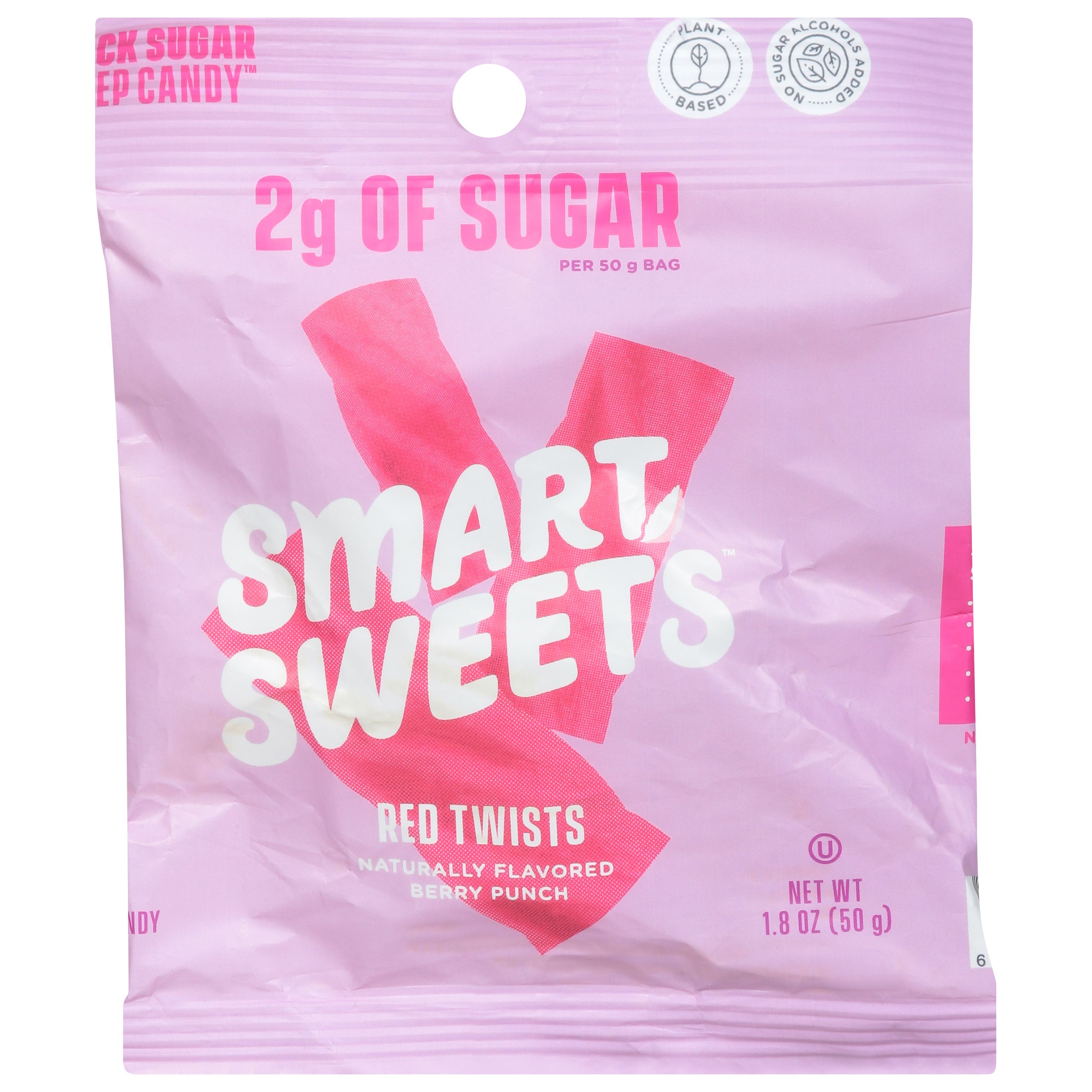 SmartSweets Red Twists Berry Punch Candy
