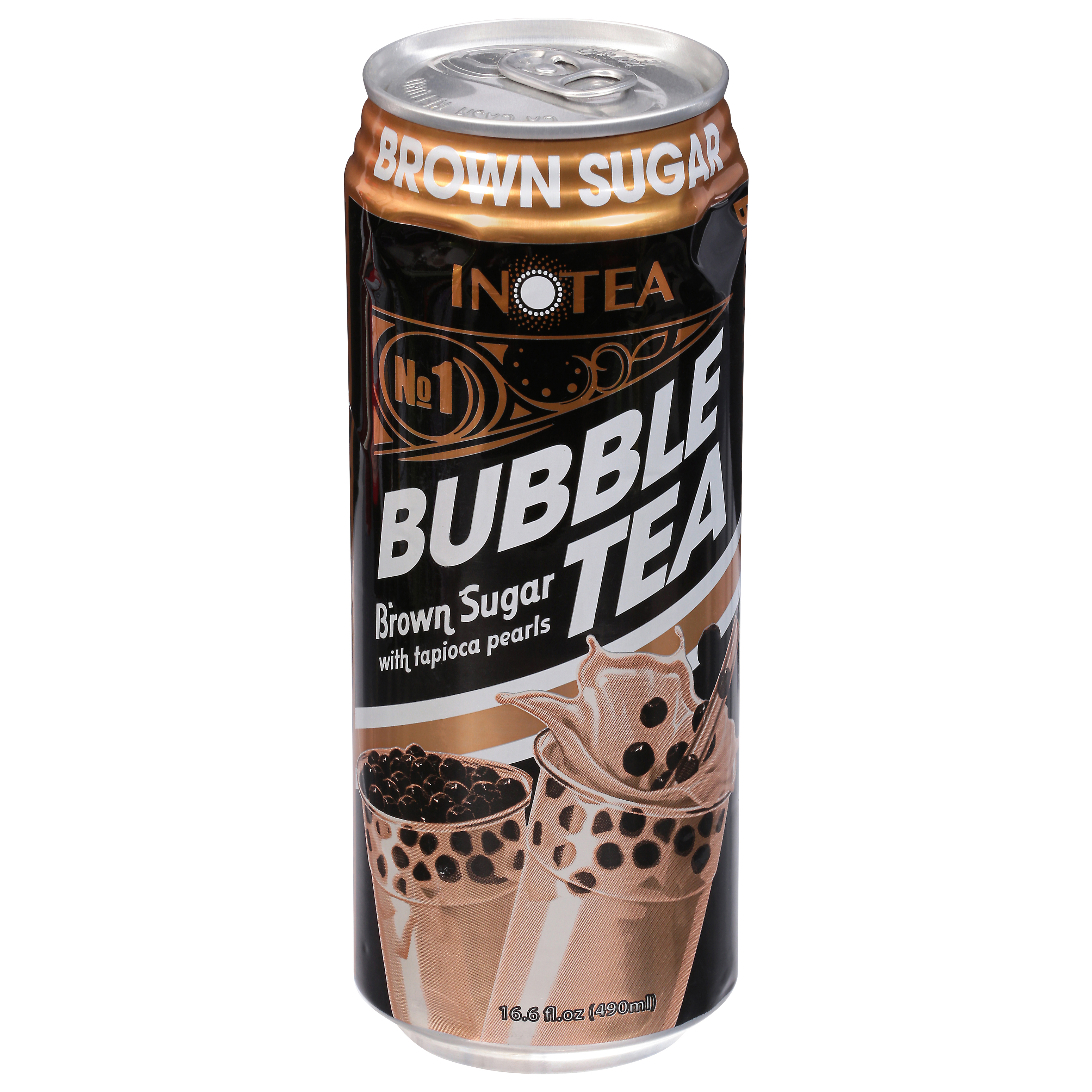 Inotea Brown Sugar Bubble Tea with Tapioca Pearls