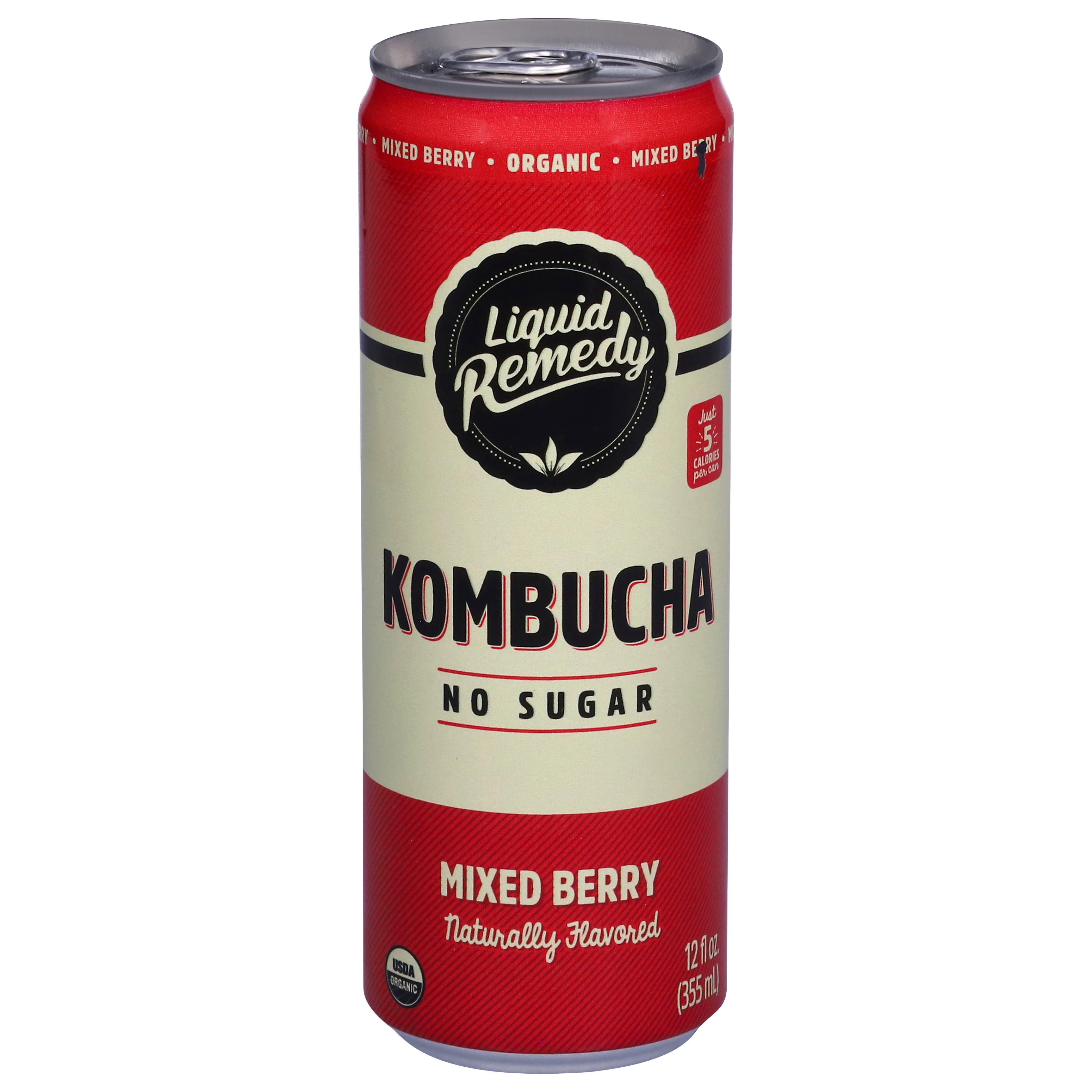 Liquid Remedy No Sugar Mixed Berry Kombucha