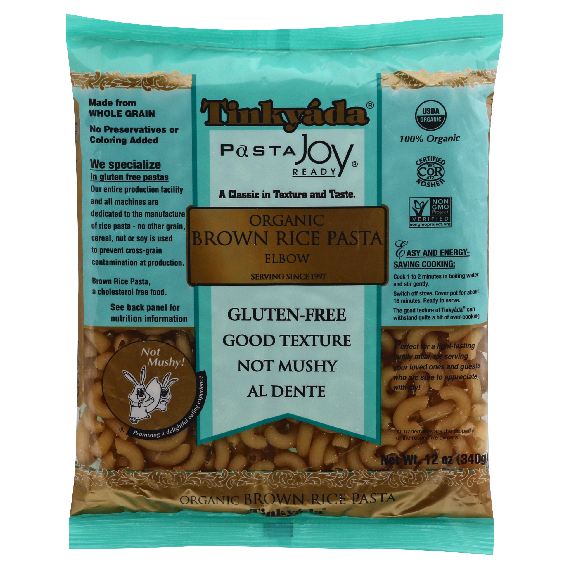 Tinkyada Pasta joy Organic Elbow Brown Rice Pasta