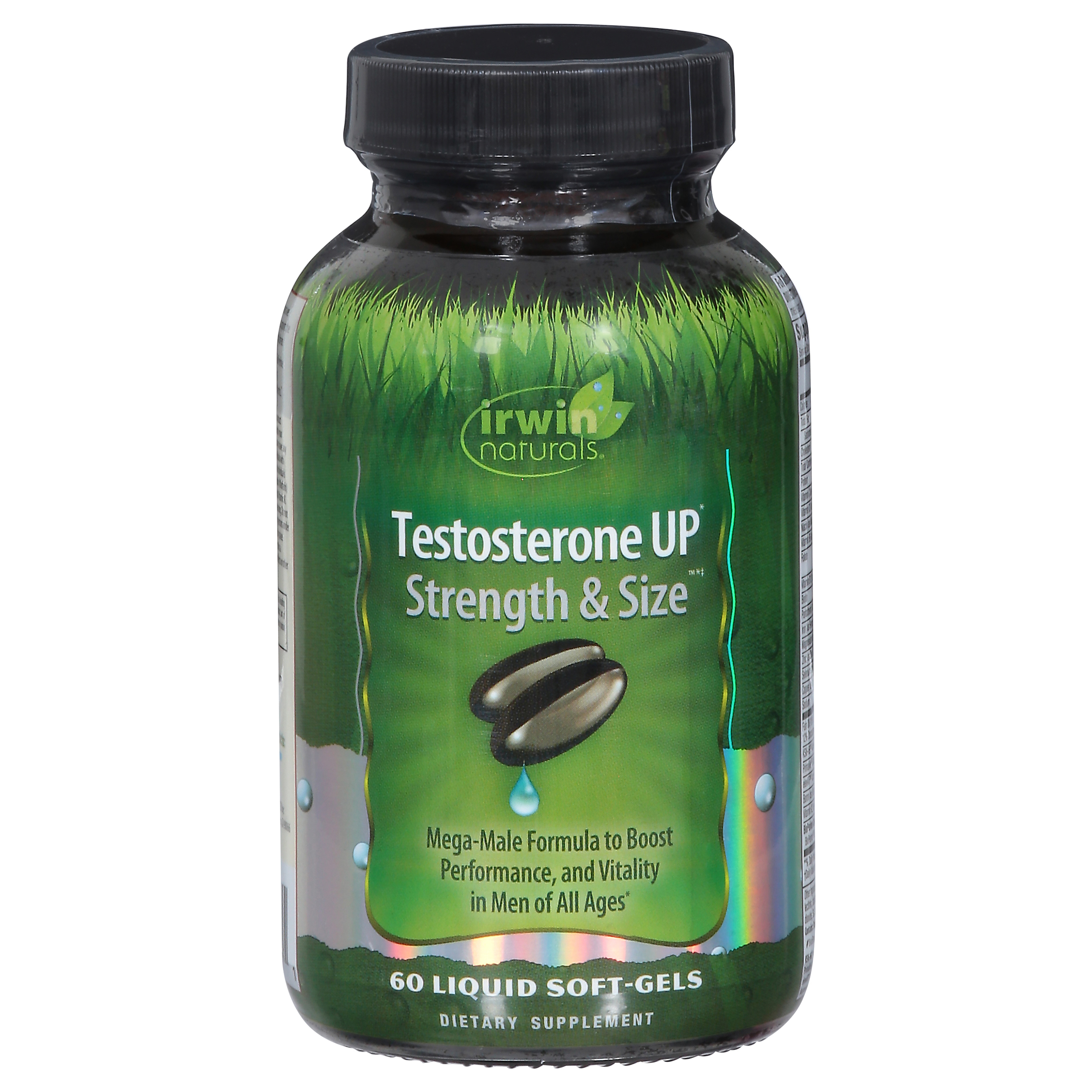 Irwin Naturals Strength Size Testosterone UP 60 Liquid Soft-gels
