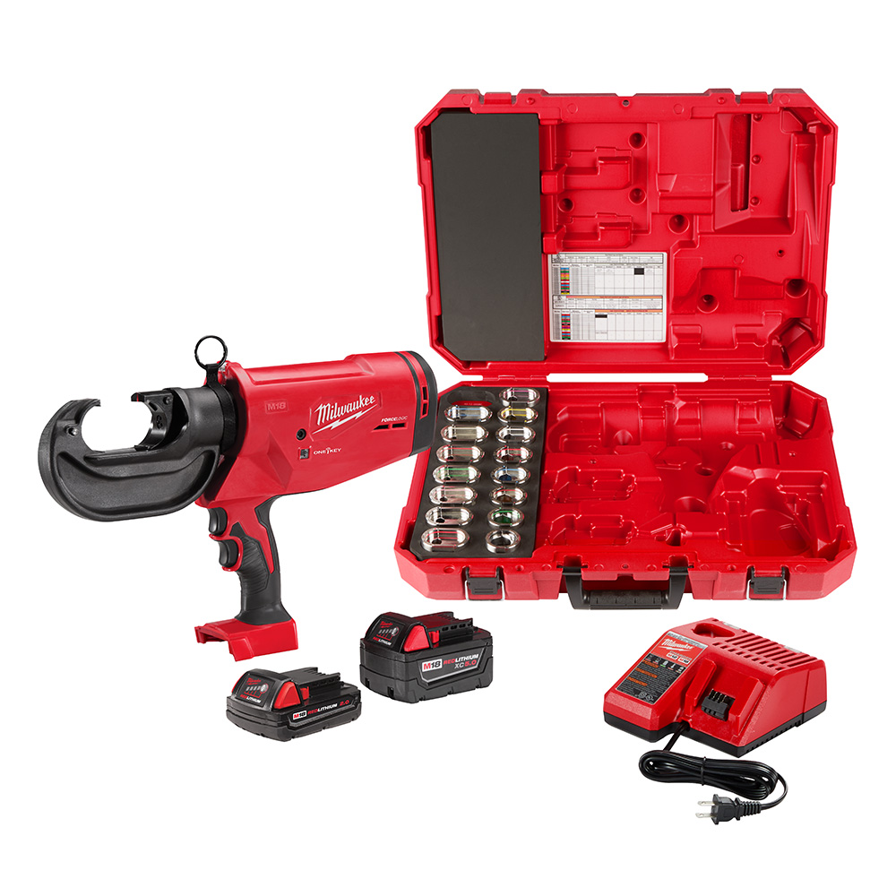 M18™ FORCE LOGIC™ 750 MCM Crimper Kit with EXACT™ #6 to 750 MCM Cu Dies Image