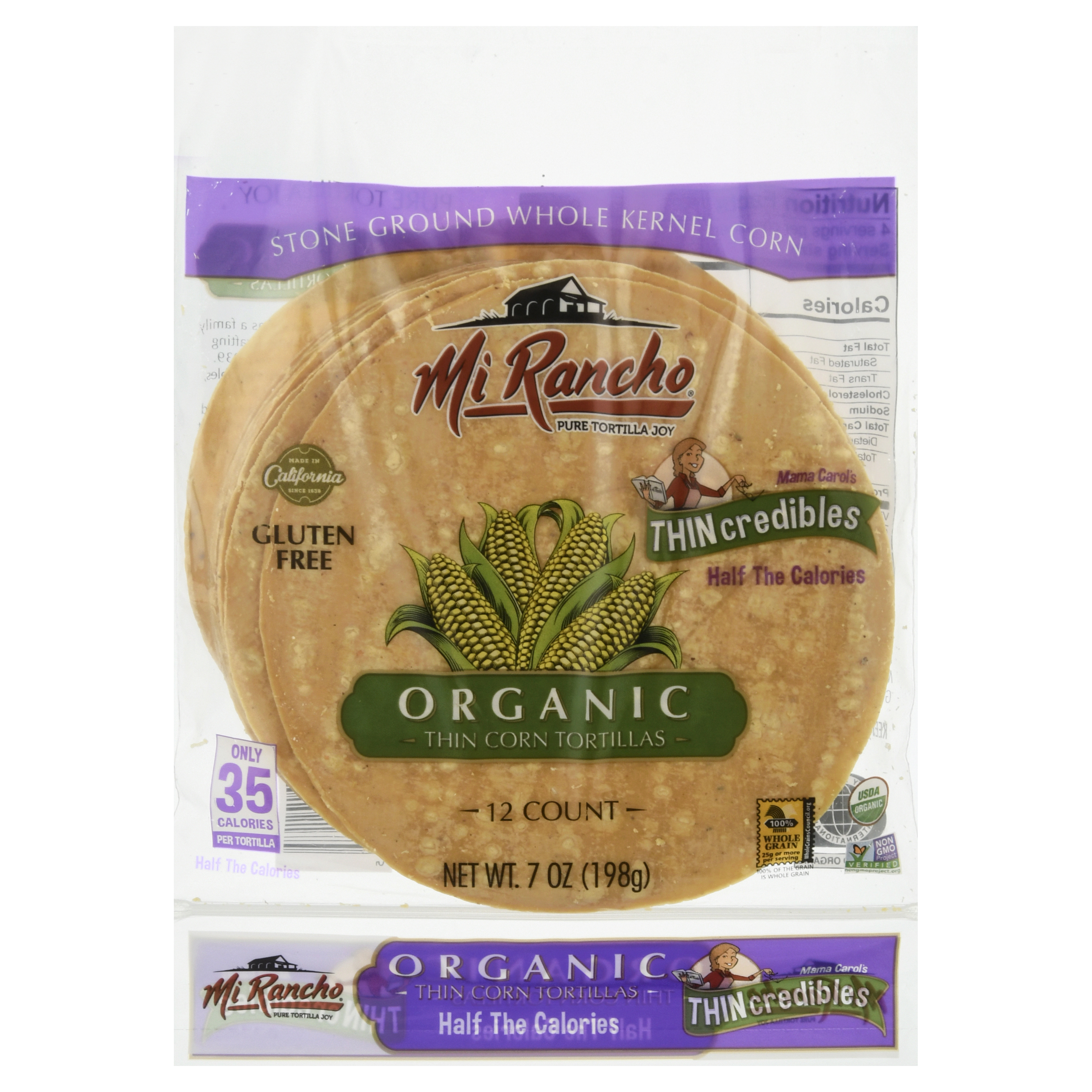 Mi Rancho Thincredibles Thin Organic Corn Tortillas