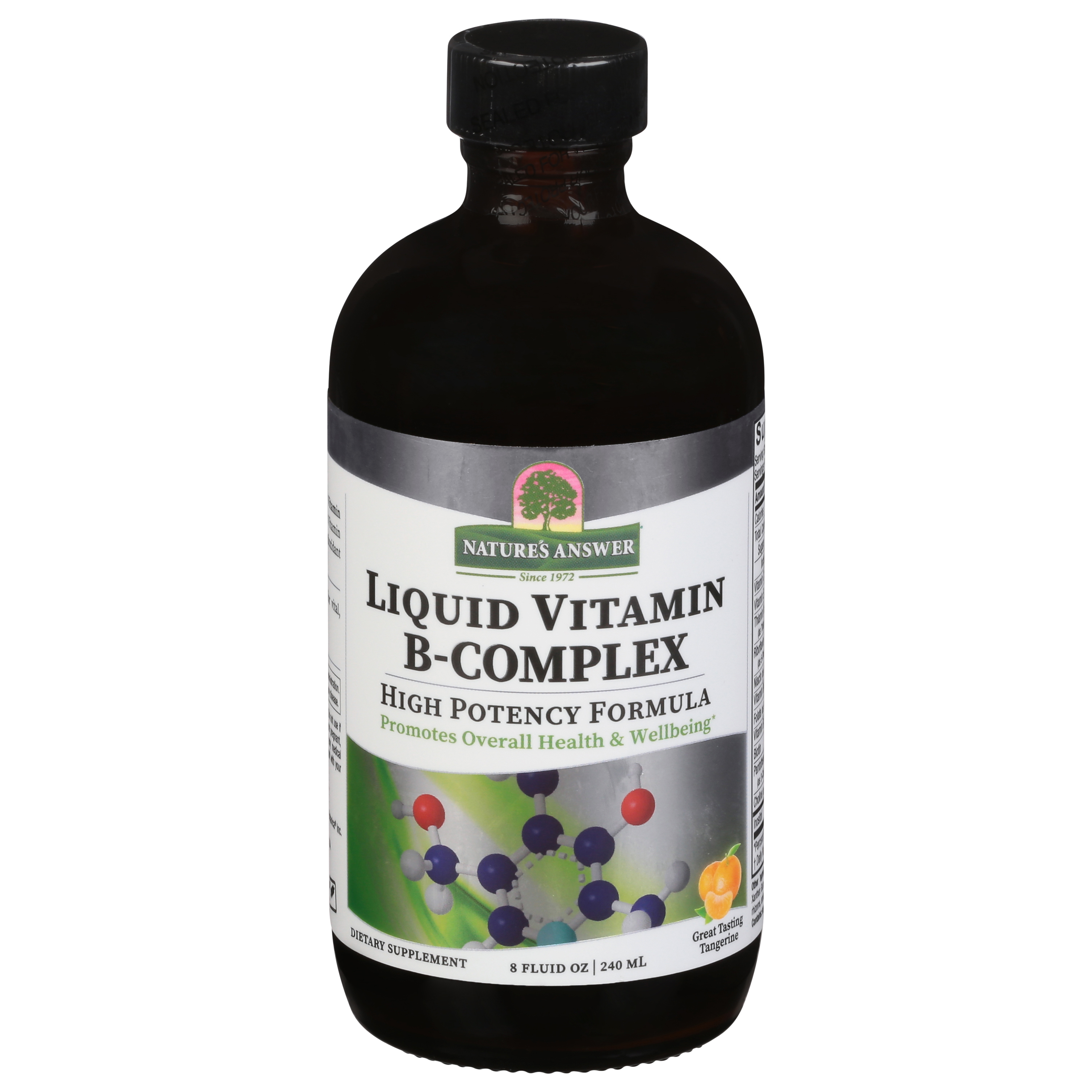 Nature's Answer Liquid Tangerine Vitamin B-Complex