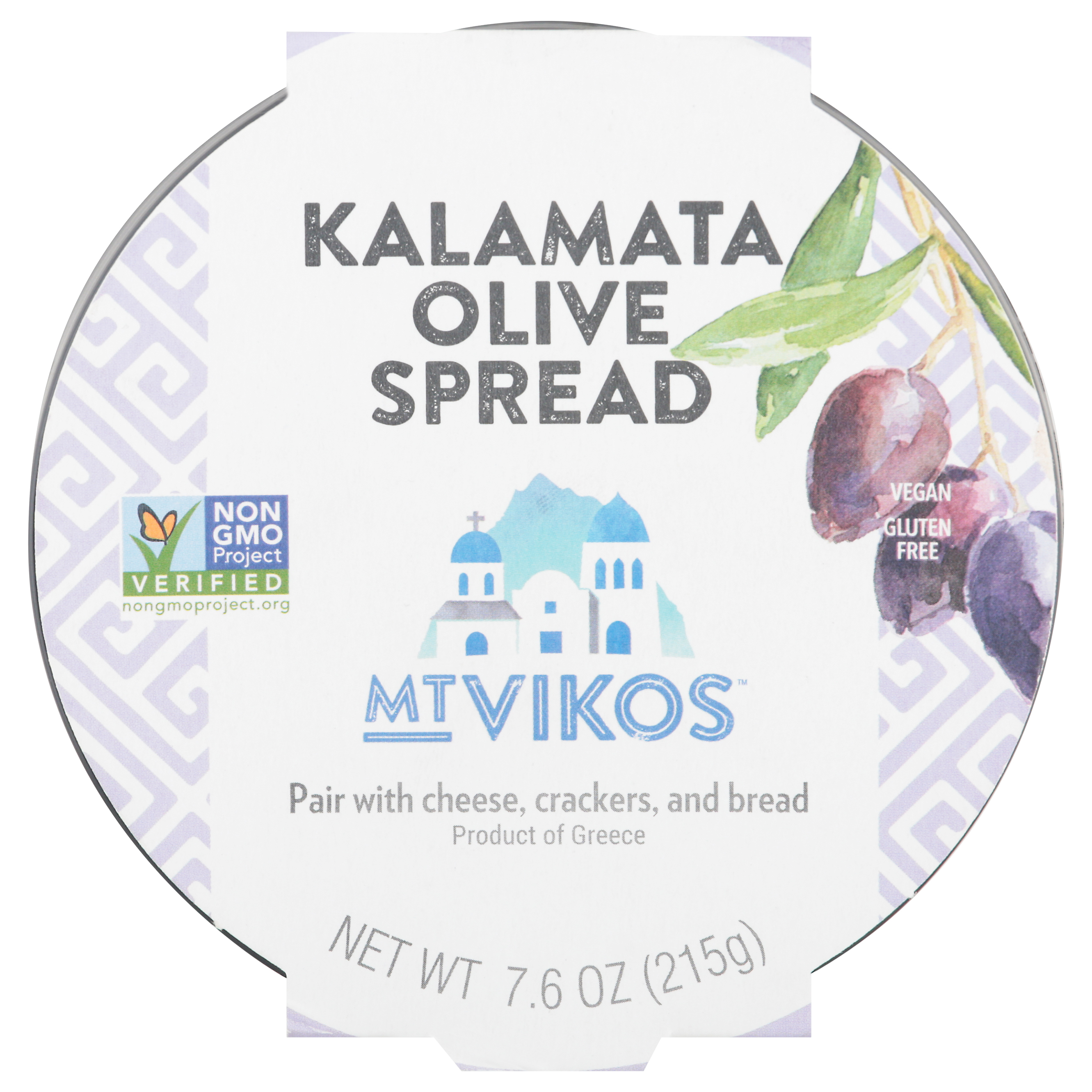 Mt Vikos Kalamata Olive Gourmet Spread