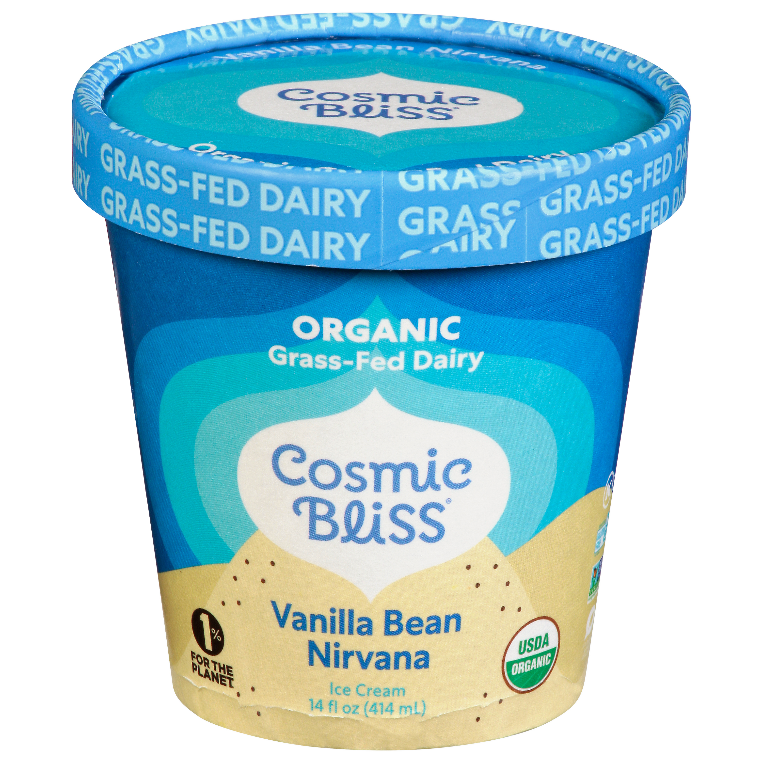 Cosmic Bliss Organic Vanilla Bean Nirvana Ice Cream