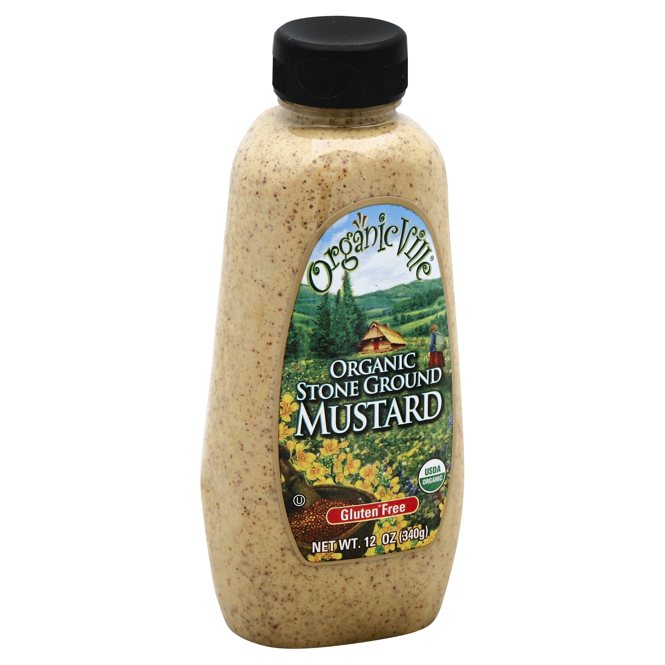 Organicville Mustard, Stone Ground