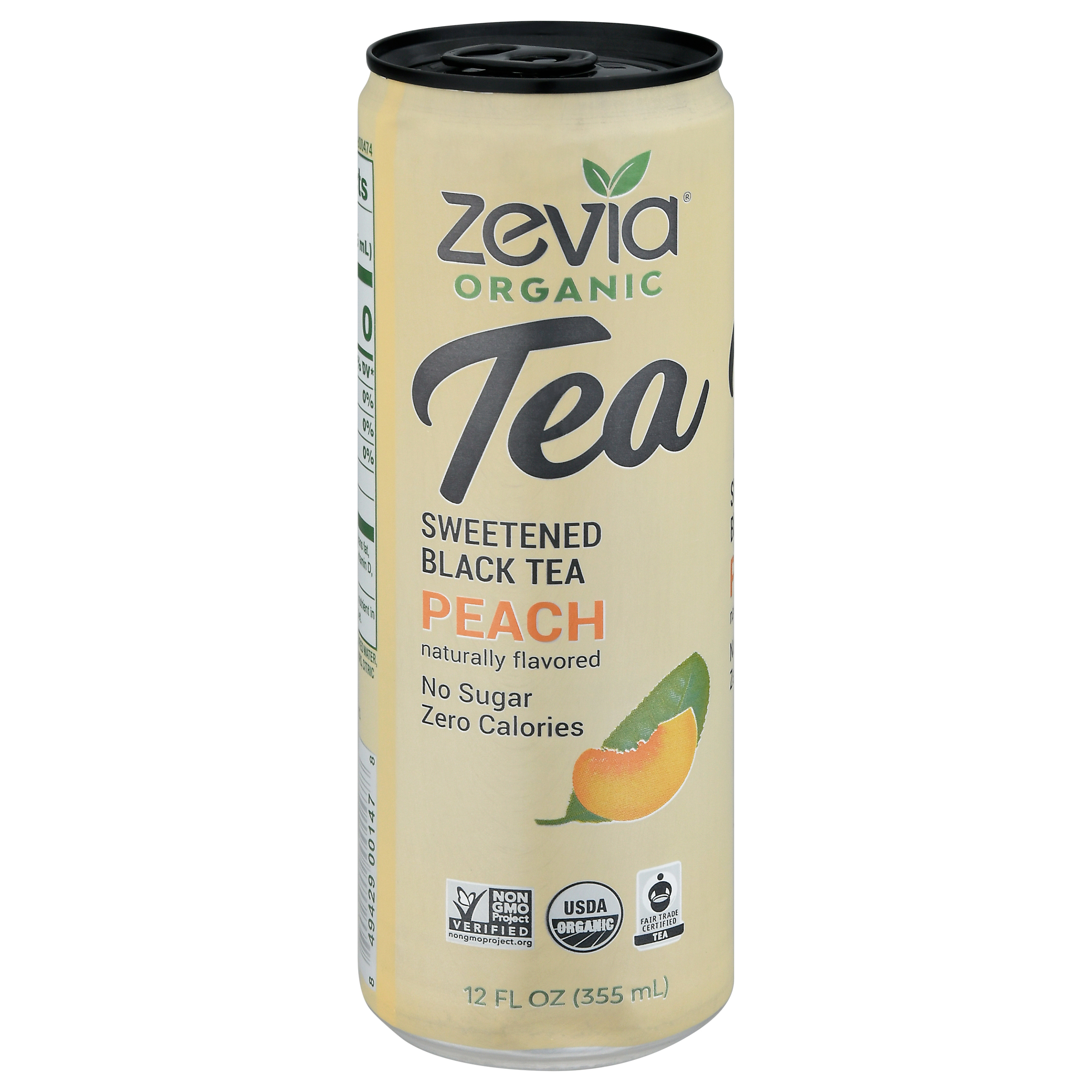Zevia Sweetened Organic Peach Black Tea