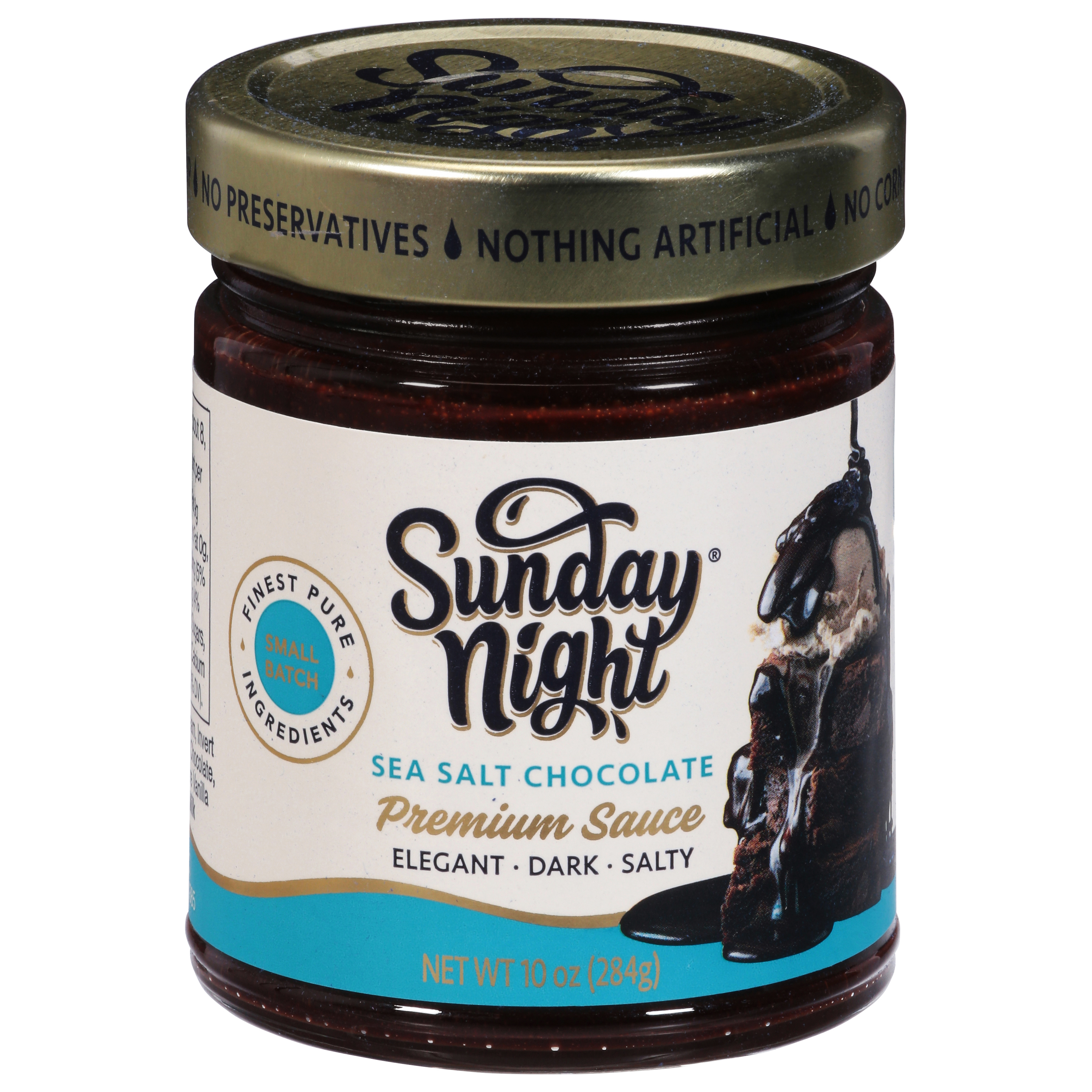 Sunday Night Premium Sea Salt Chocolate Sauce