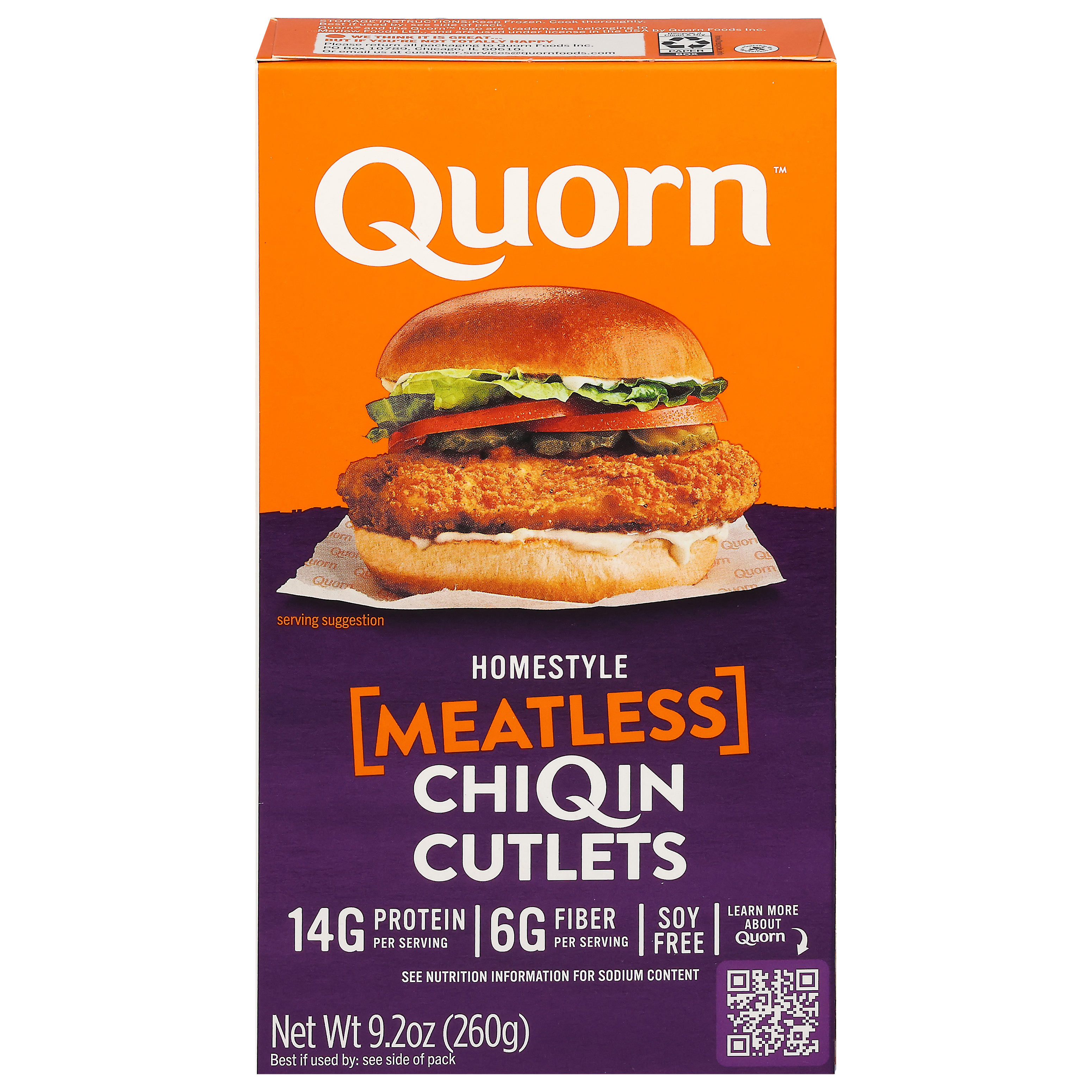 Quorn Meatless Homestyle ChiQin Cutlets