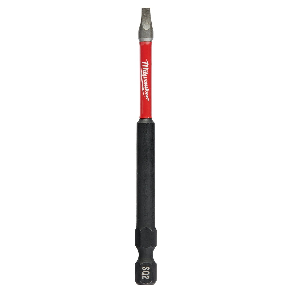 SHOCKWAVE 3-1/2 in. Impact Square Recess #2 Power Bits 25PK