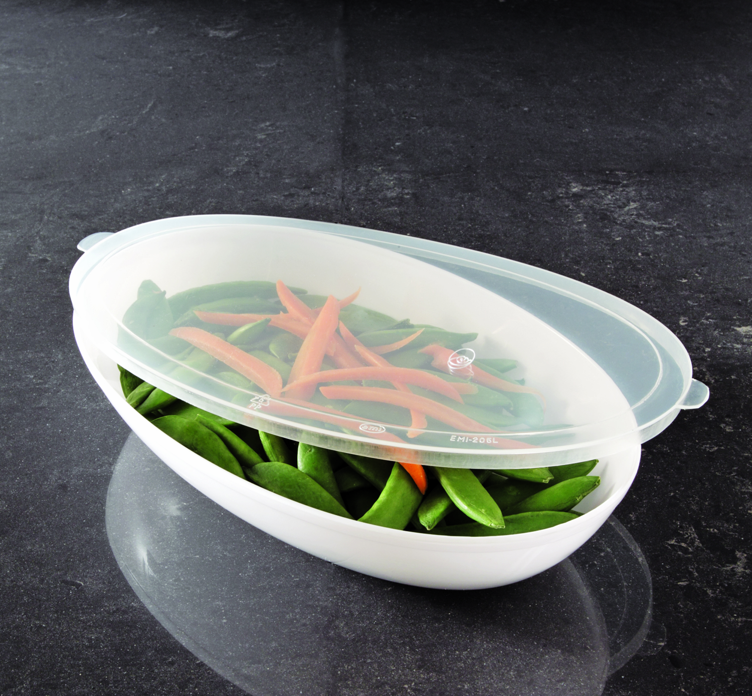 EMI-205L LID F/QUART OVAL BOWL50/CS