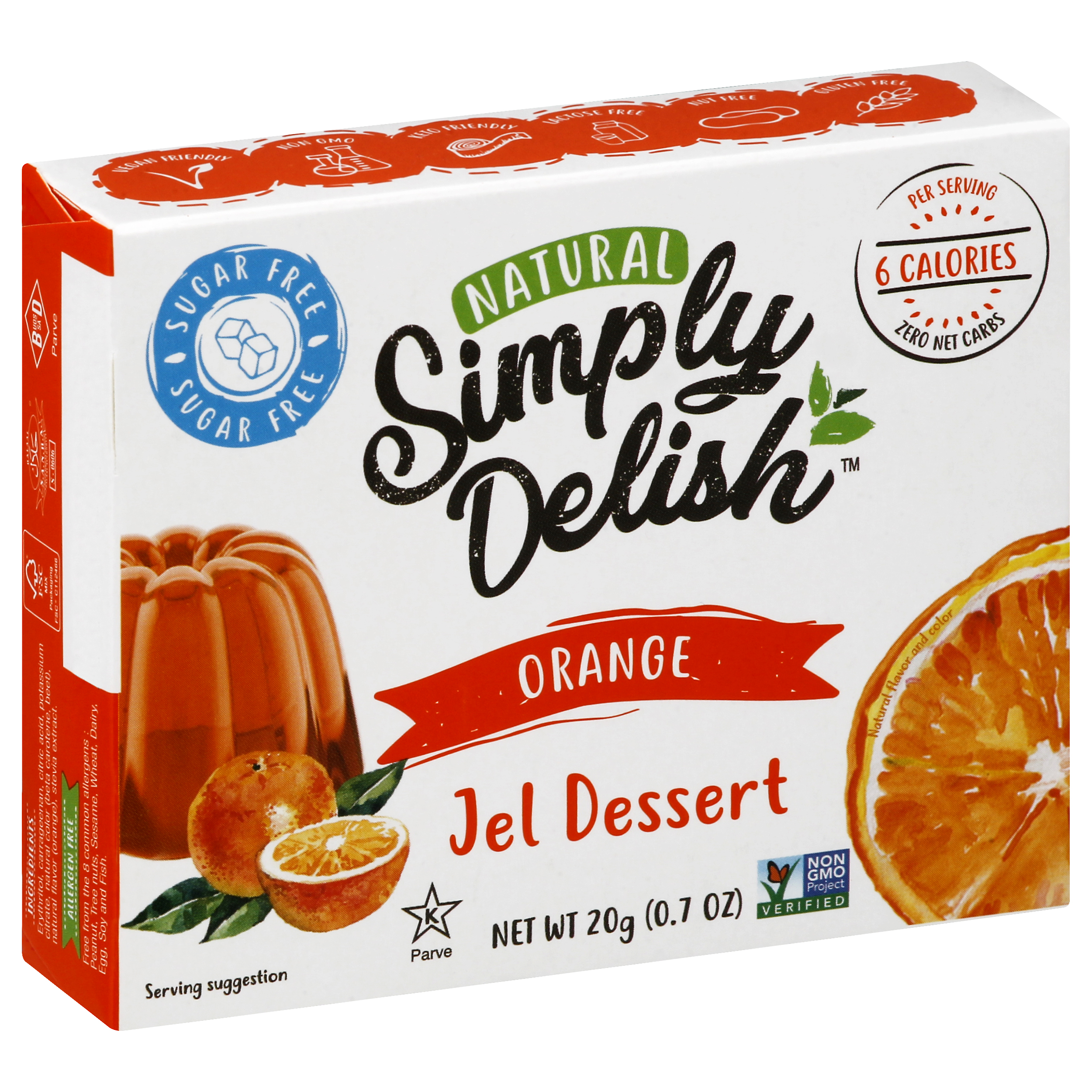 Simply Delish Orange Jel Dessert 20 gr