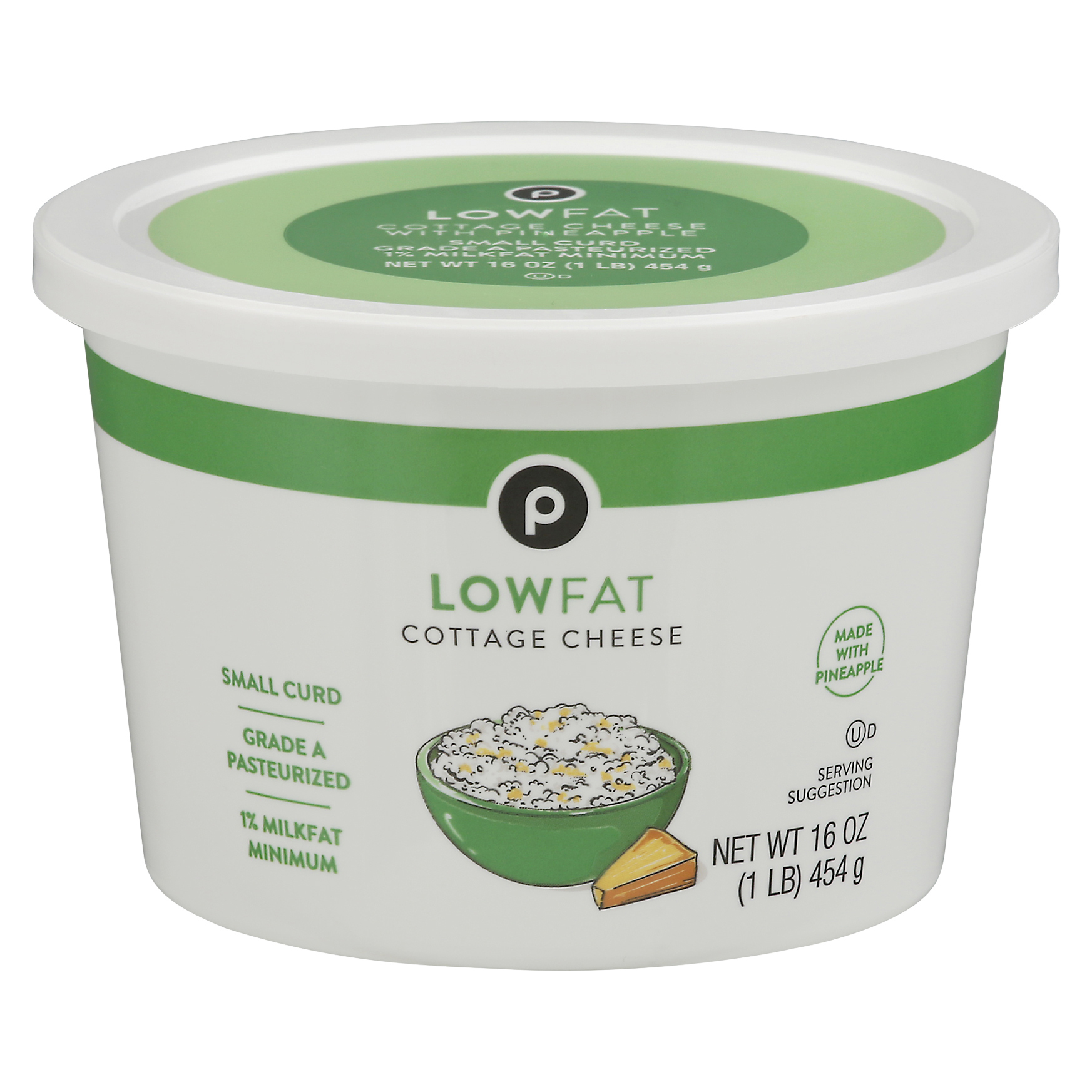 Publix Small Curd 1 Milkfat Minimum Low Fat Cottage Cheese with