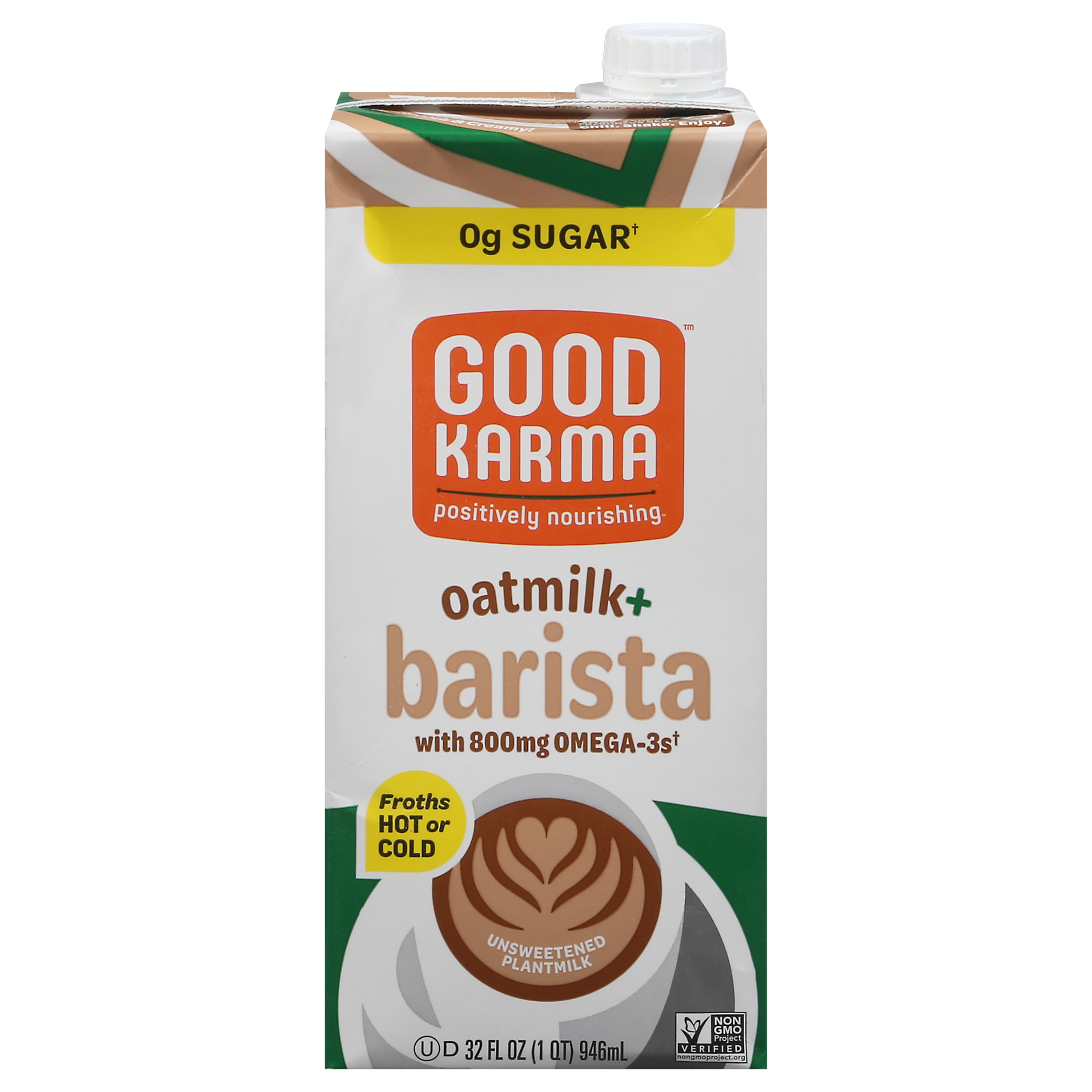 Good Karma Unsweetened Plantmilk + Barista Oatmilk+ Barista