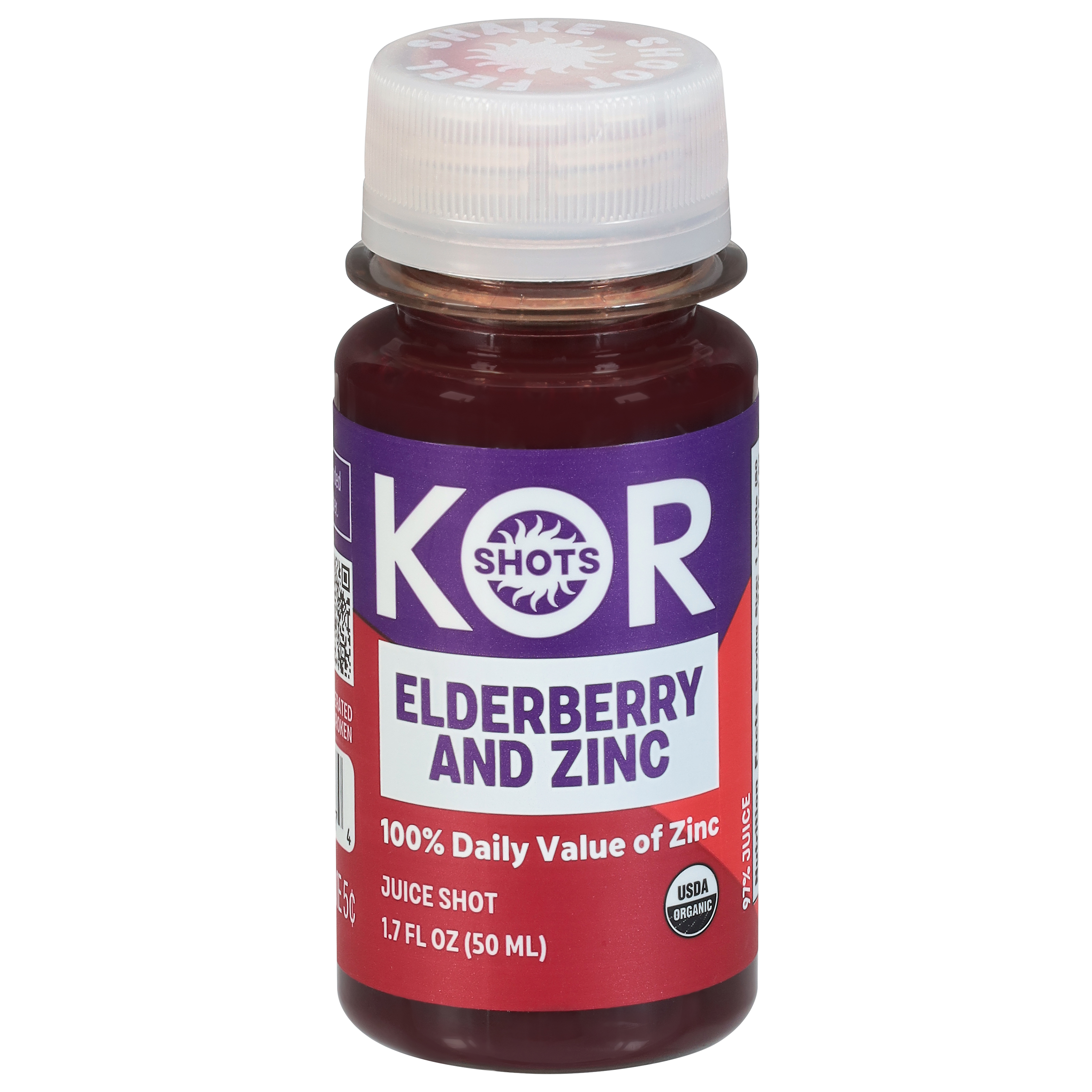 Kor Shots Elberberry and Zinc Elderberry and Zinc Juice Shot