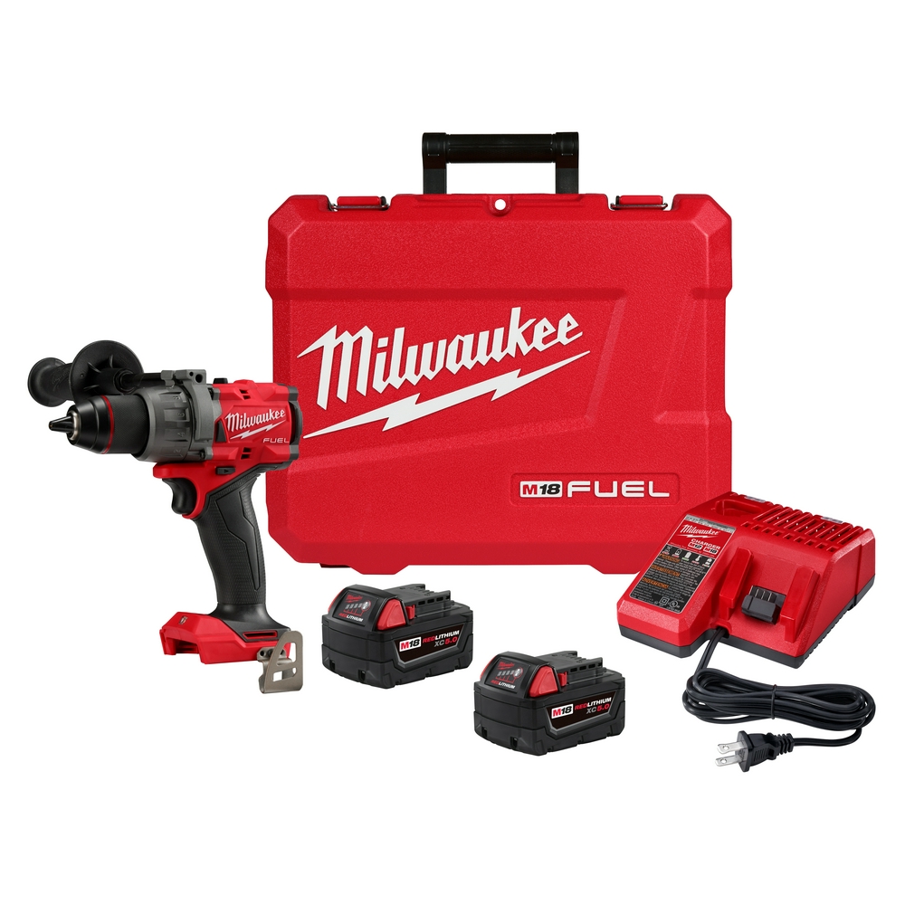 MIL 2904-22 M18 FUELO 1/2" HAMMER DRILL/DRIVER KIT 
