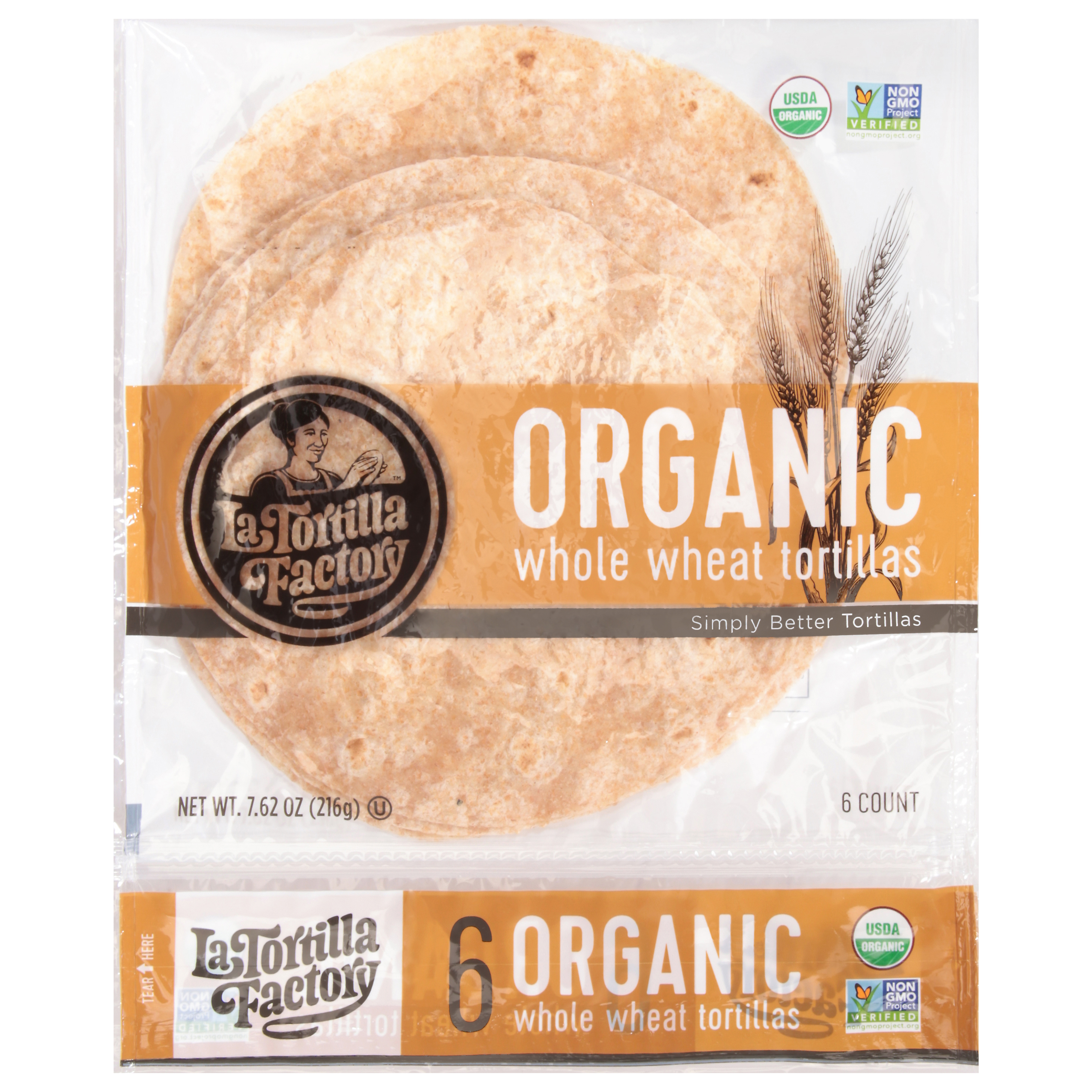 La Tortilla Factory Whole Wheat Organic Tortillas