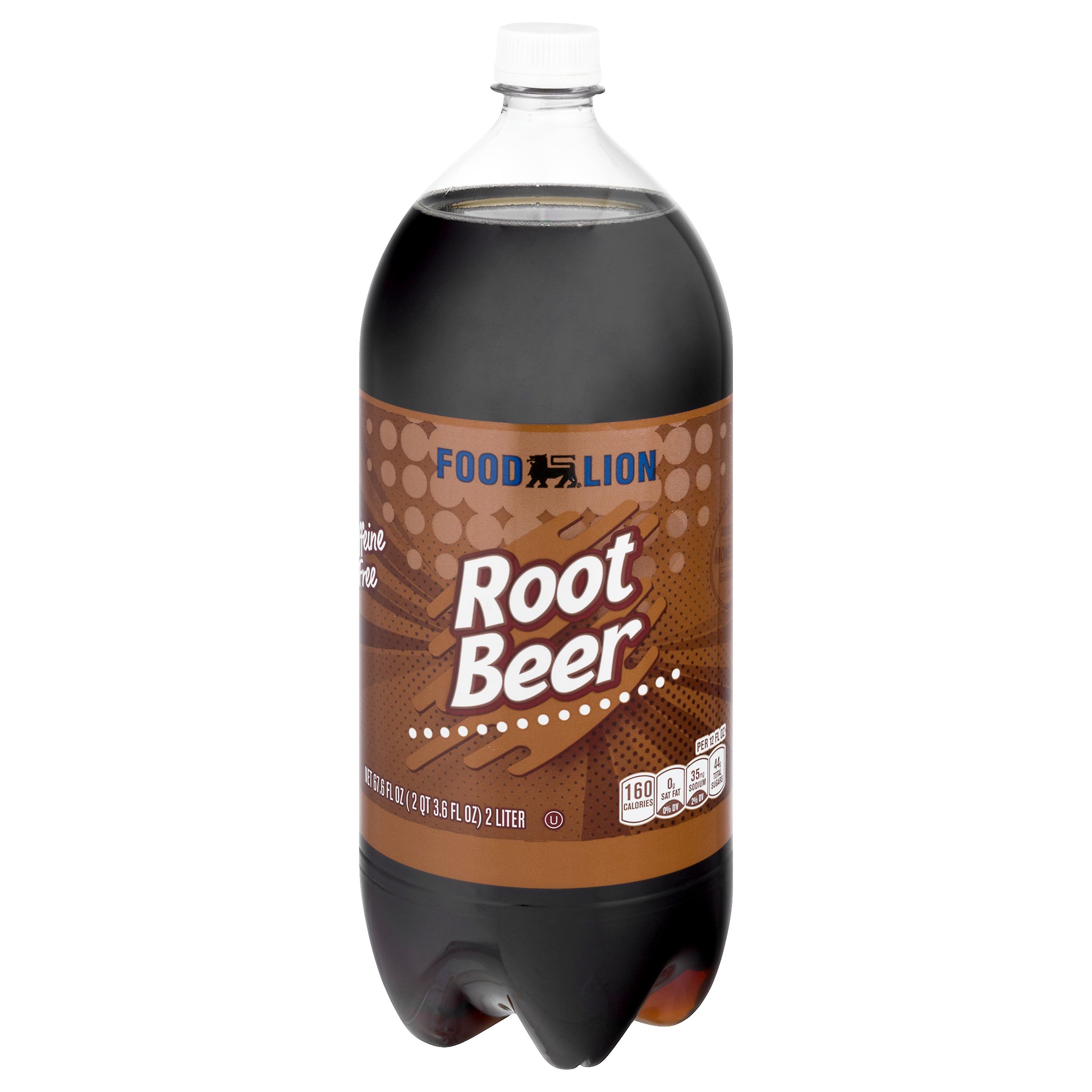 Food Lion Caffeine Free Root Beer 67.6 oz BOTTLE