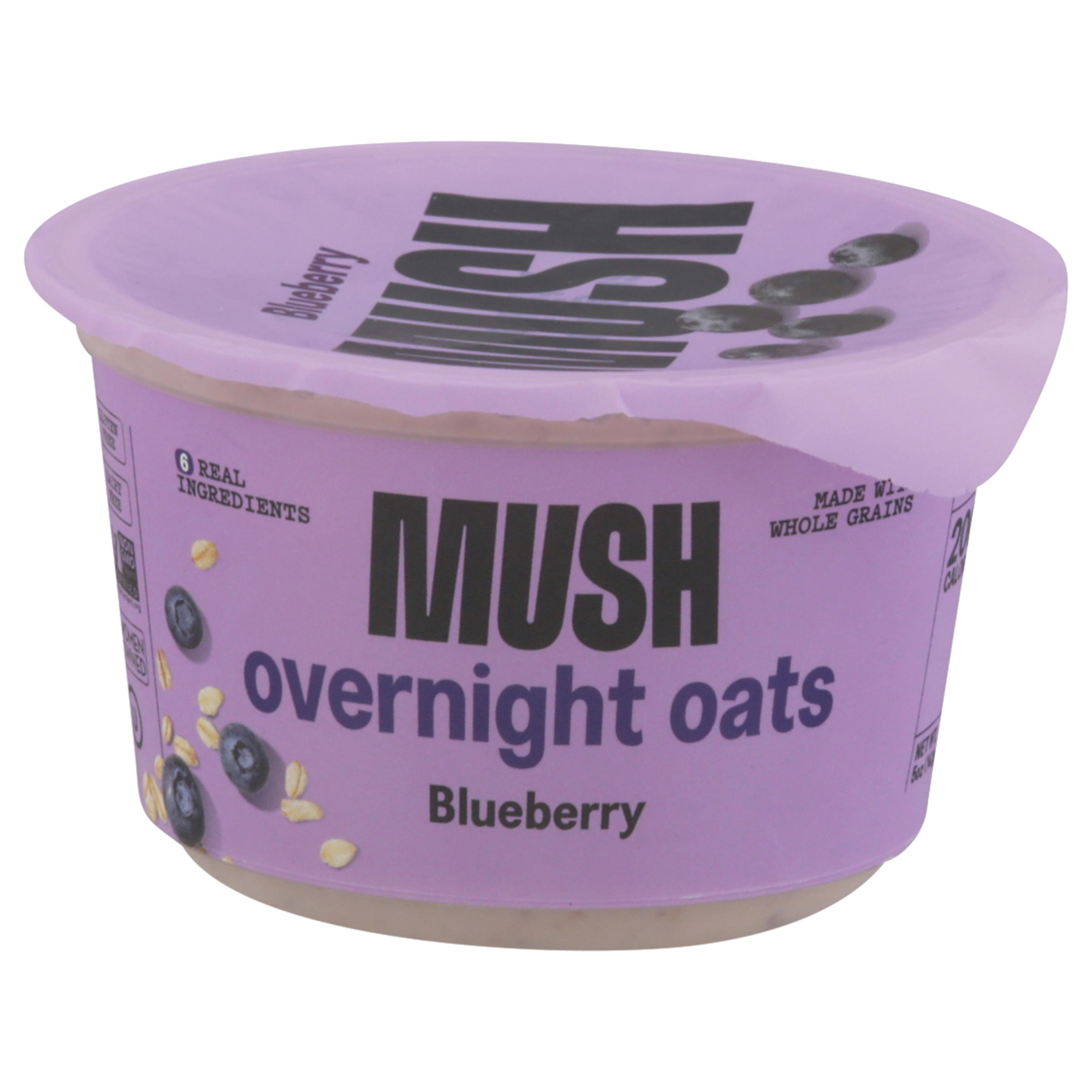 Mush Blueberry Overnight Oats