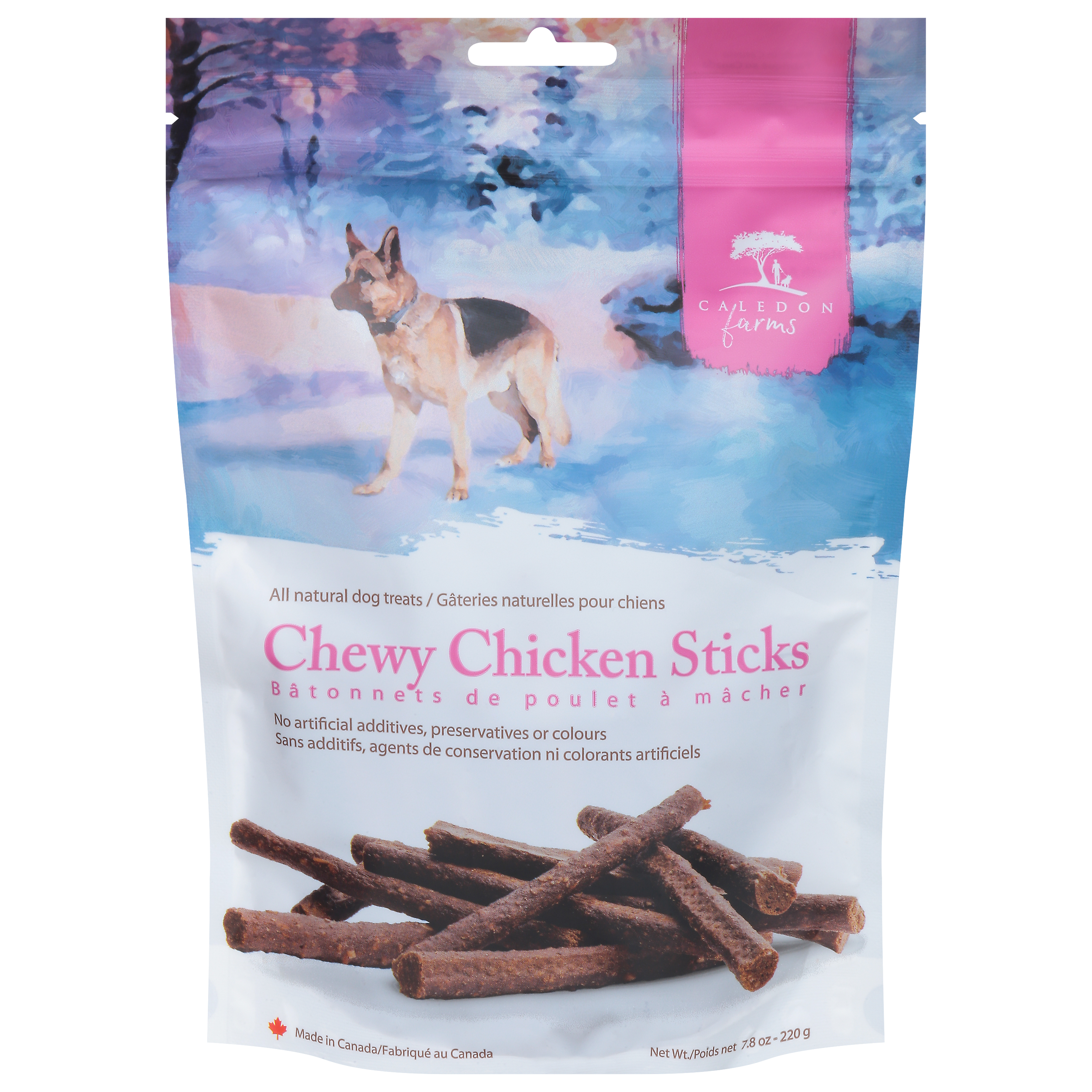 Caledon Farms Chewy Chicken Sticks Dog Treats