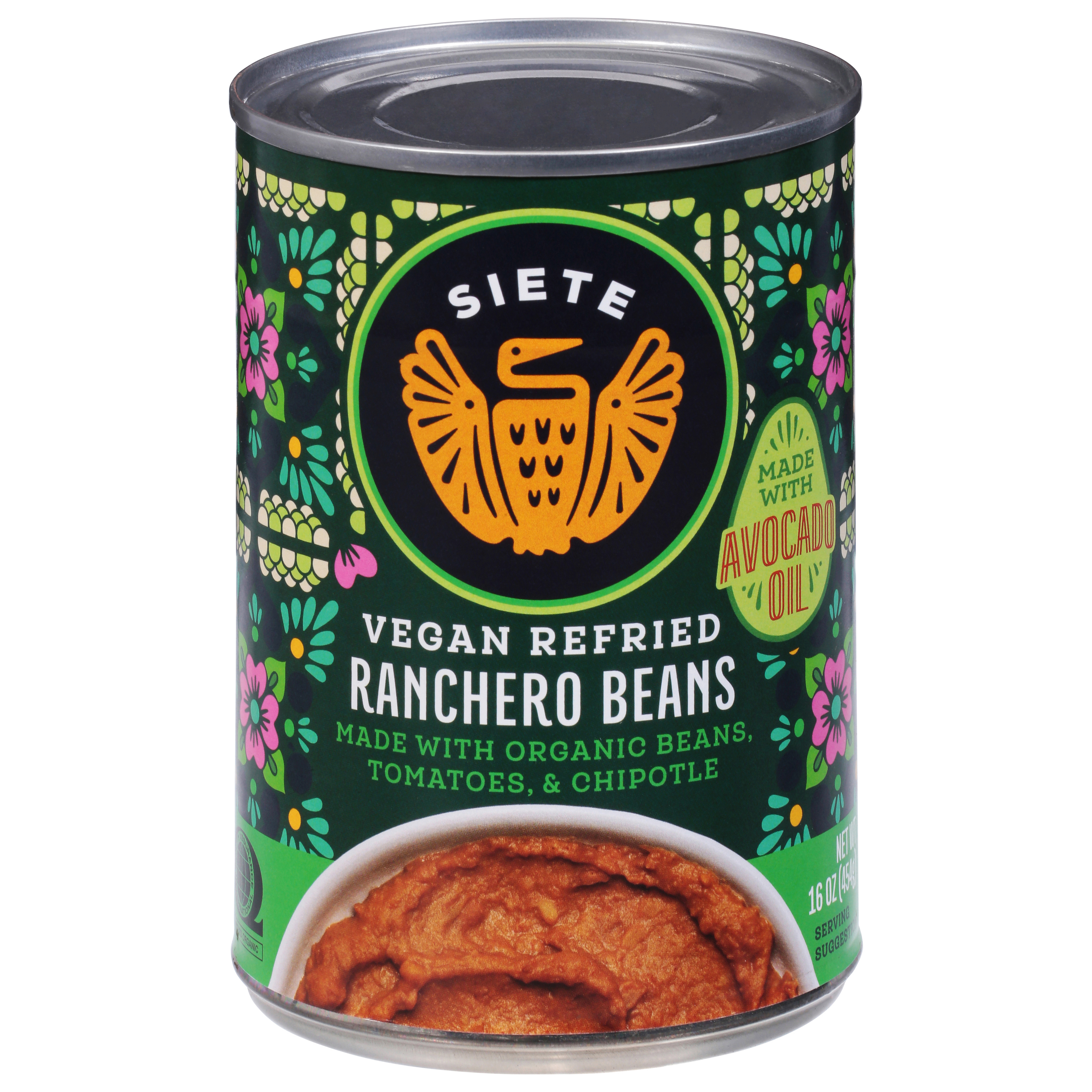 Siete Refried Vegan Ranchero Beans
