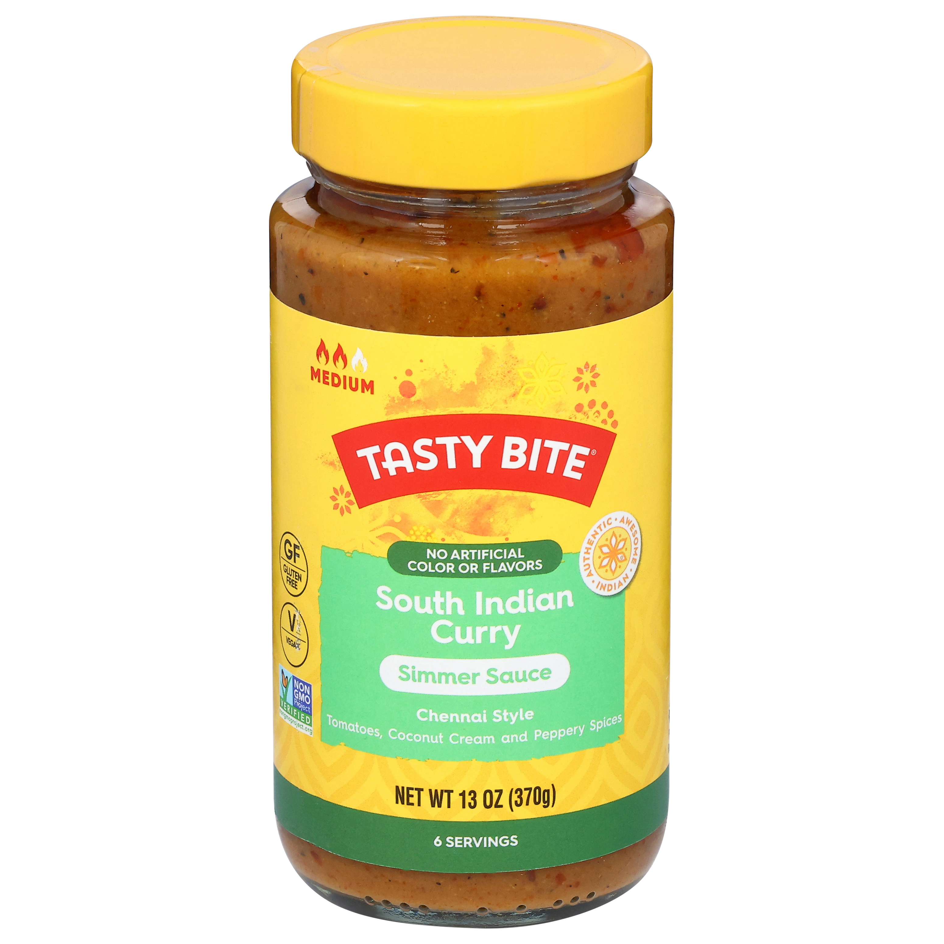 Tasty Bite Medium South Indian Curry Simmer Sauce