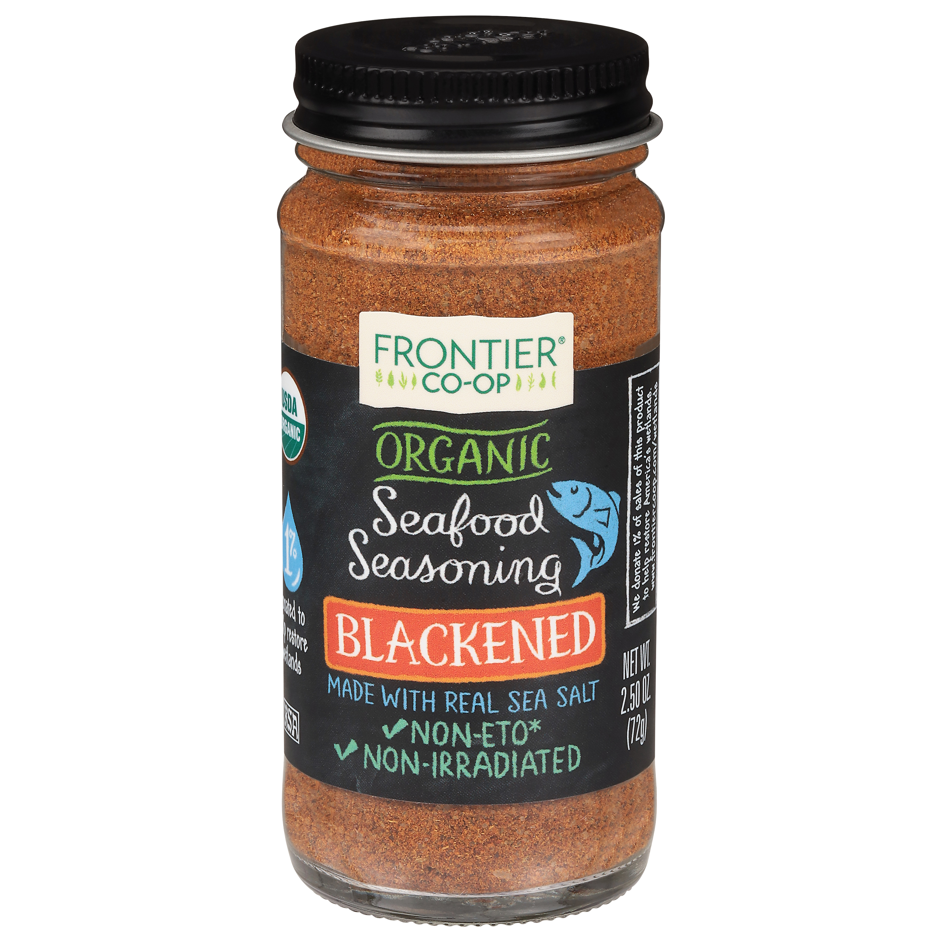 Frontier Co-op Blackened Organic Seafood Seasoning