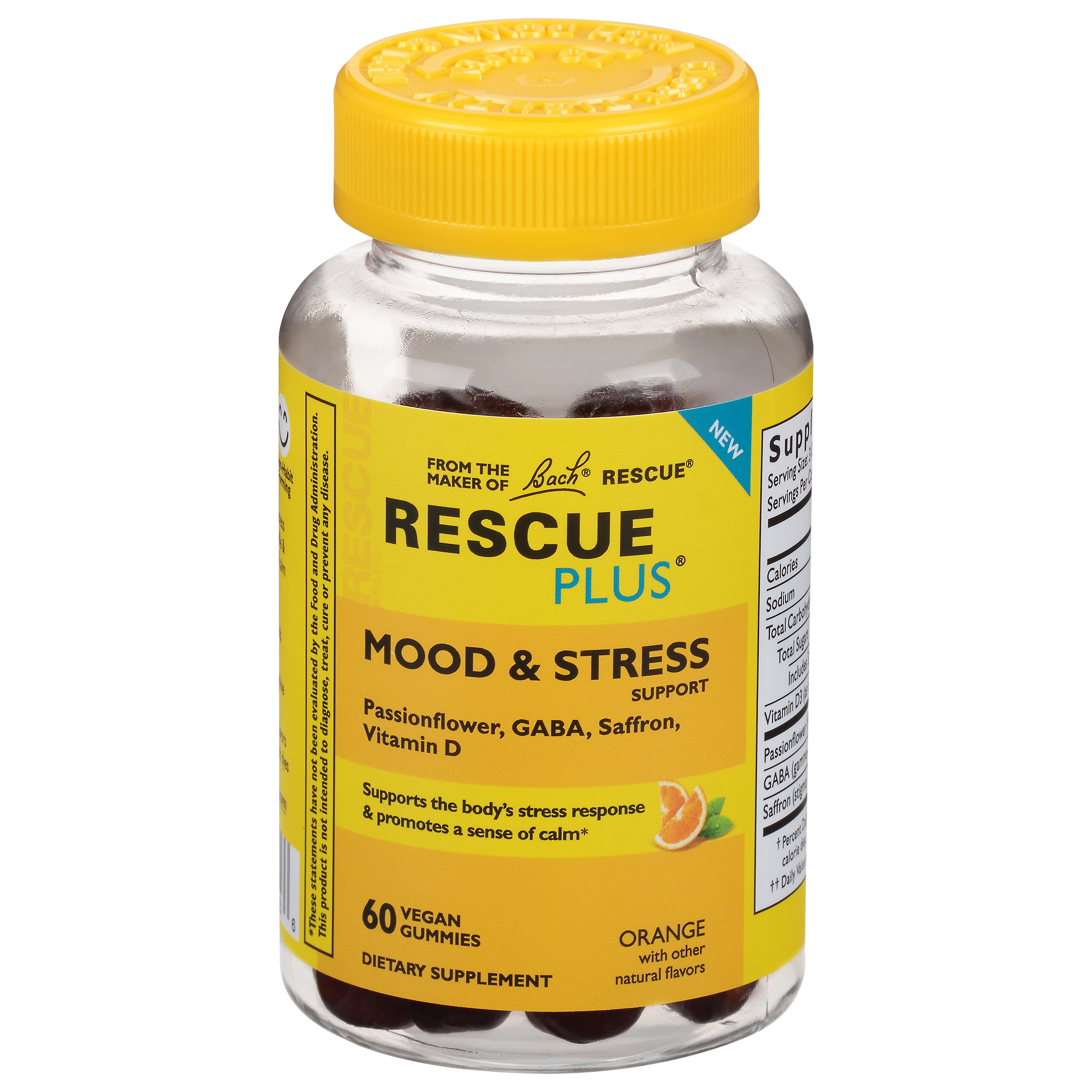 Bach Rescue Plus Vegan Mood & Stress 60 Gummies